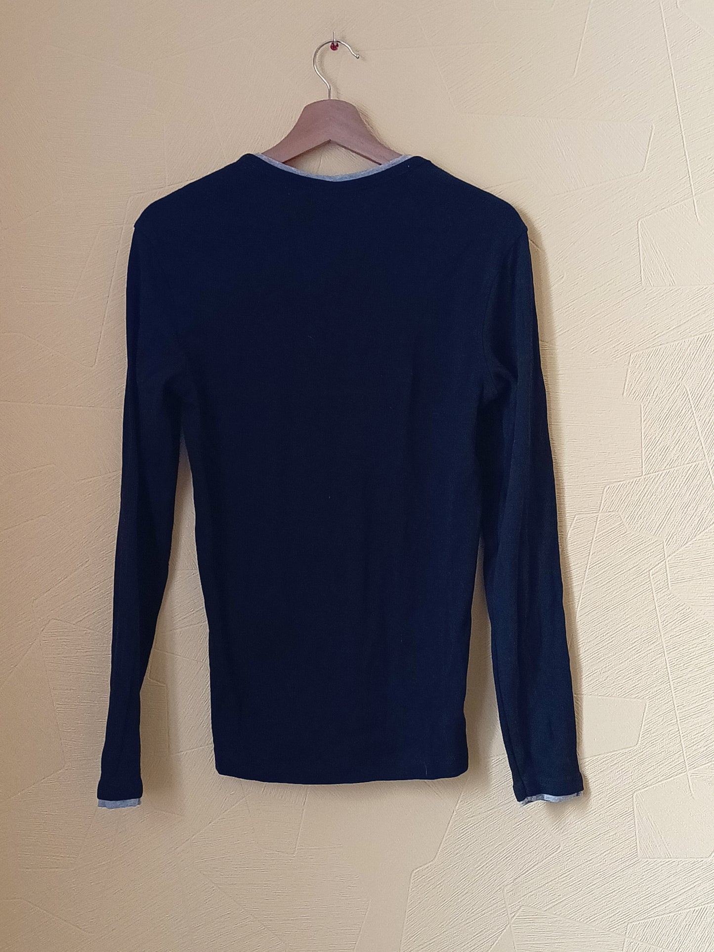 T-shirt manches longues Kiabi noir Taille S