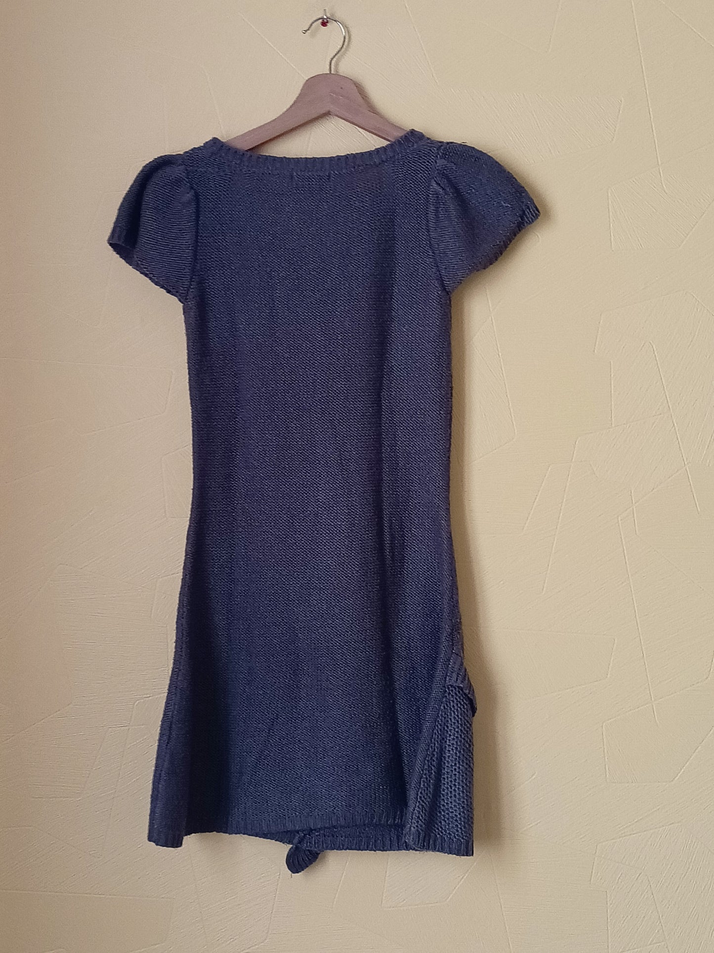 Robe pull manches courtes Clara Vitti marron Taille 34/36