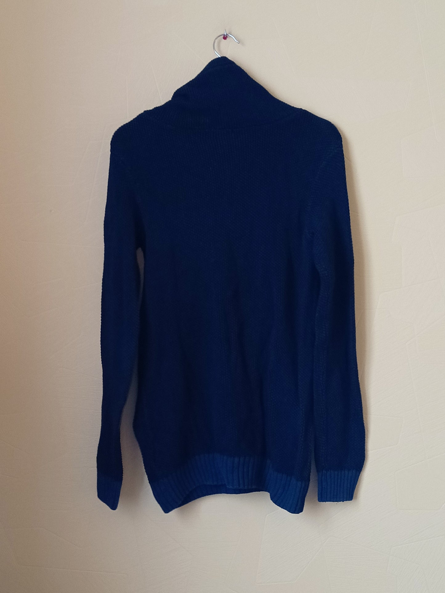 Pull avec col Kiabi bleu marine Taille S