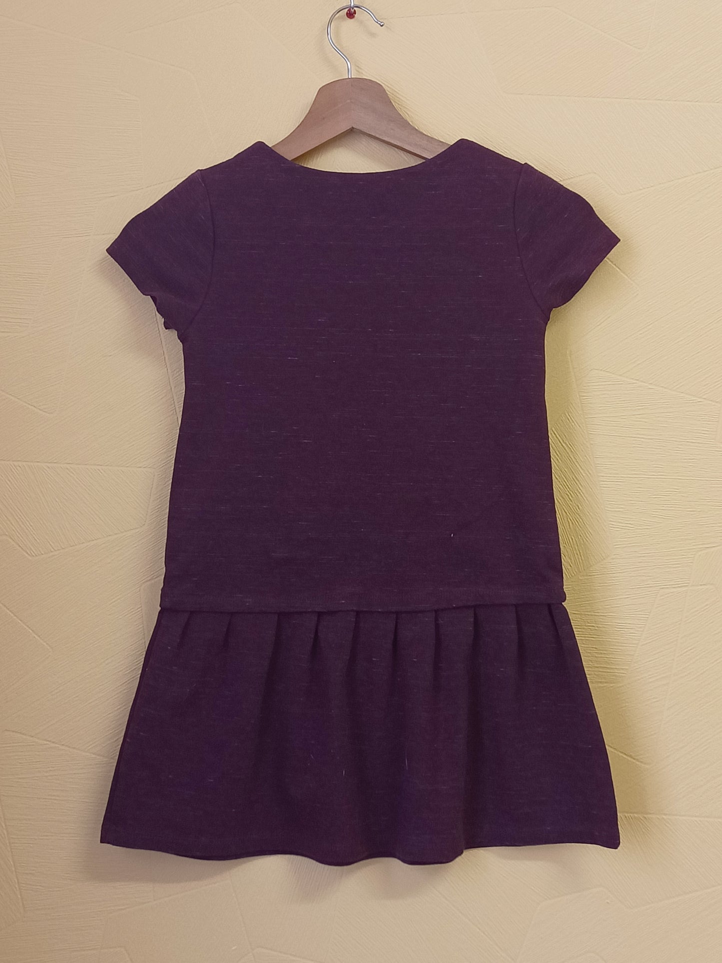 Robe manches courtes Kiabi bordeaux Taille 8 Ans