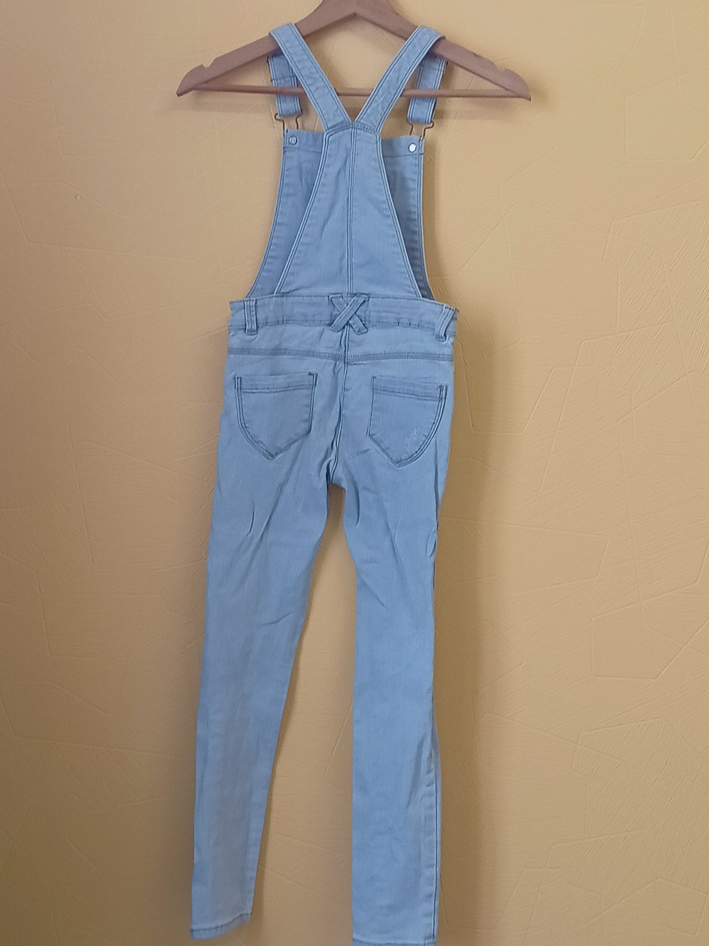 Salopette en jeans Kiabi bleu clair Taille 9 Ans