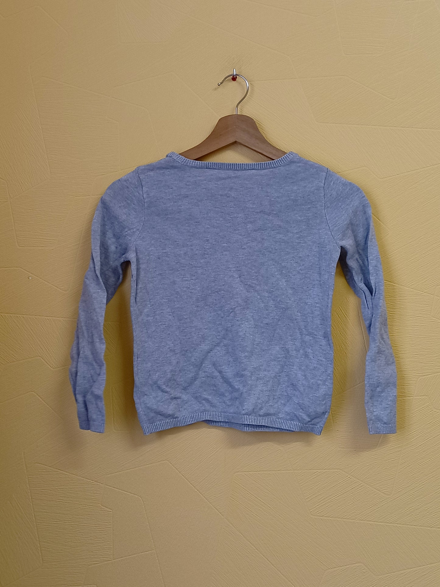 Pull fin H&M gris avec impression taille 6/8 Ans