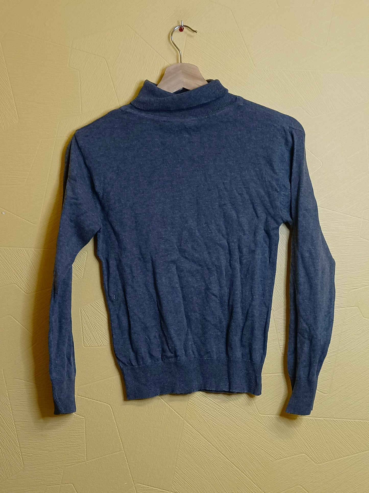 Pull fin avec col B-Karo gris avec impression Taille 10 Ans