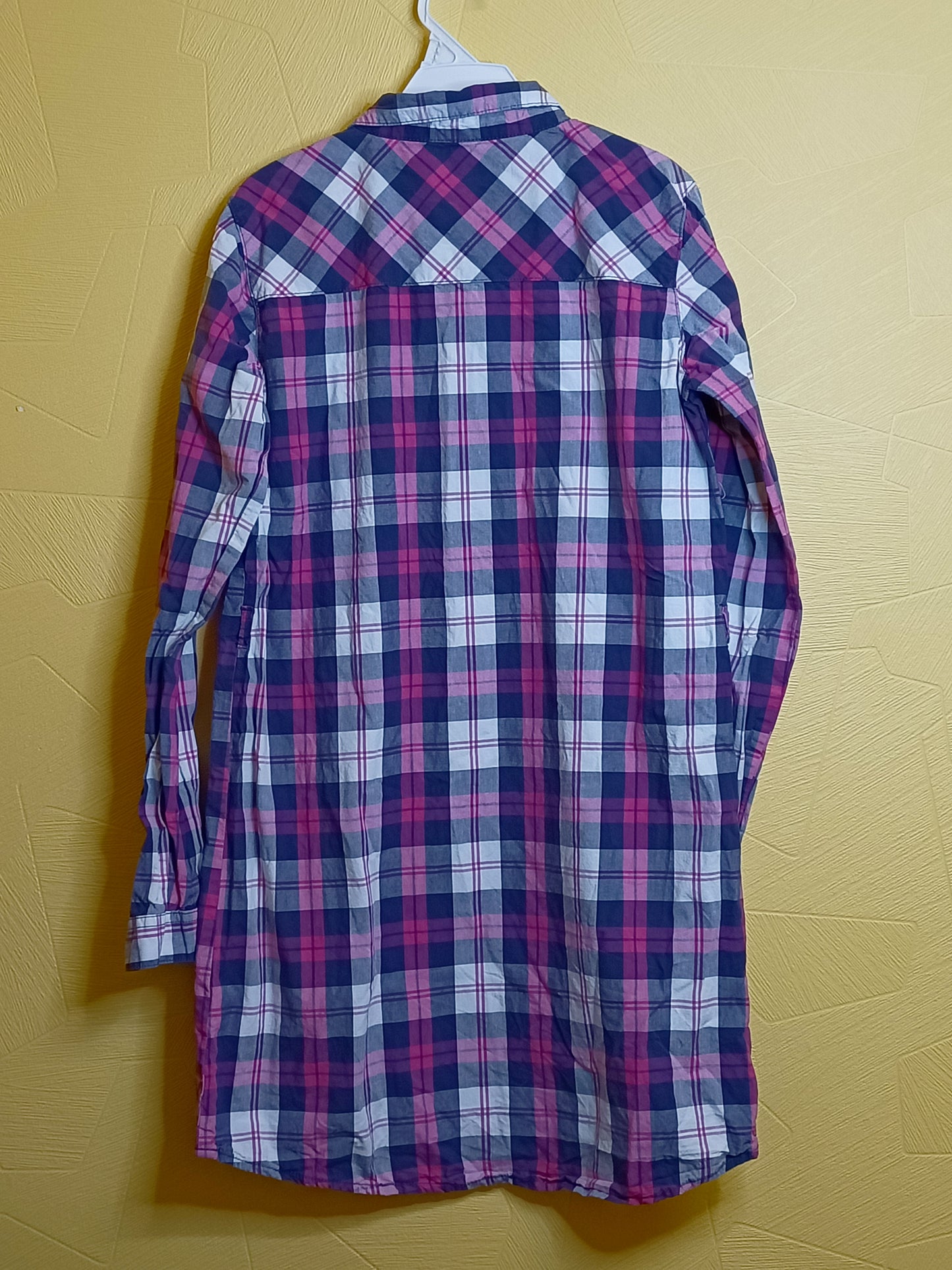 Robe chemise In Extenso manches longues à carreaux Taille 14 Ans