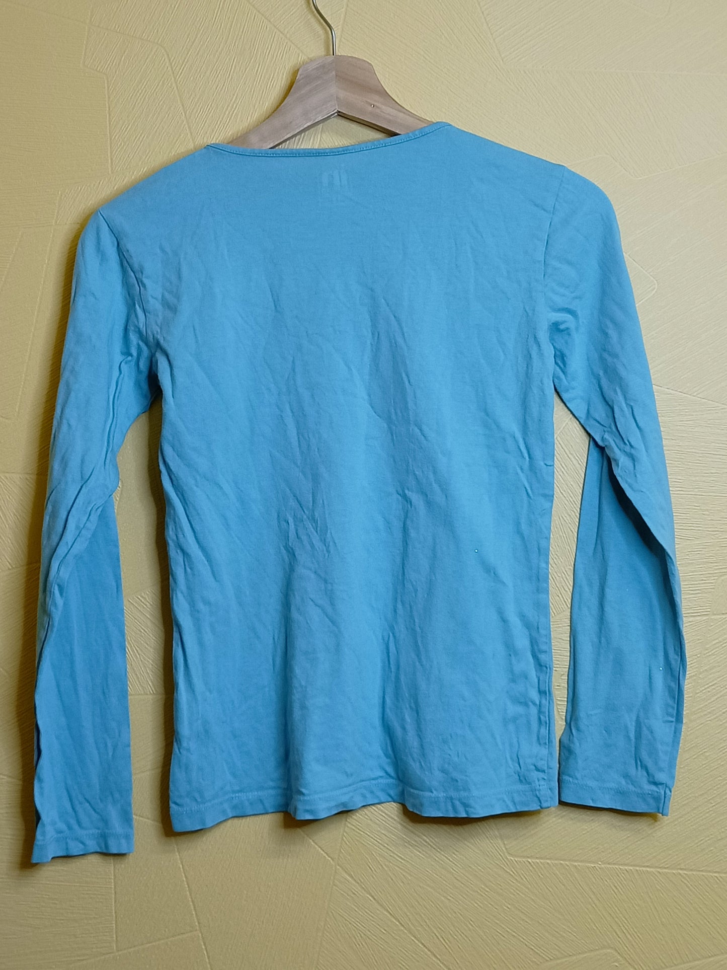 T-shirt manches longues In Extenso bleu clair avec impression Taille 12 Ans