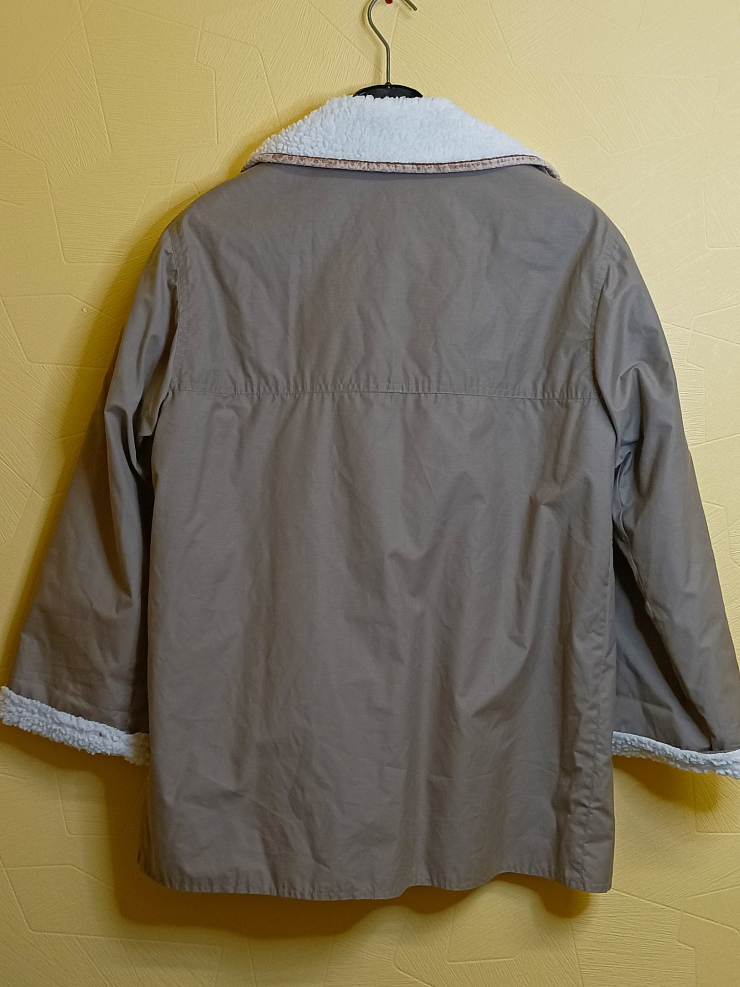 Manteau doublé beige Taille 42