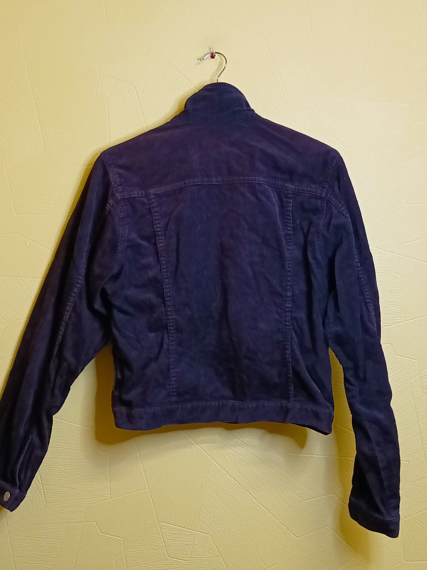 Veste en velours côtelé prune Taille L