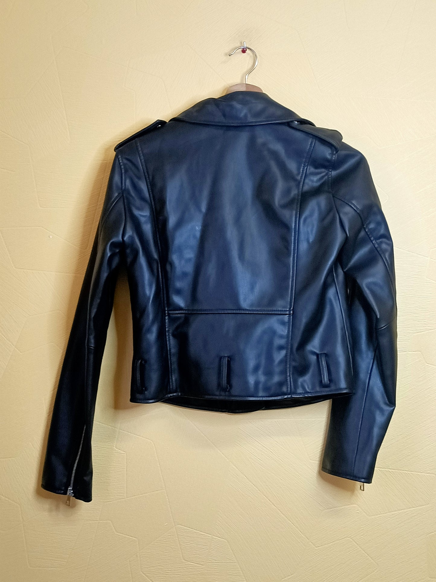 Veste en similicuir Zara noire Taille S