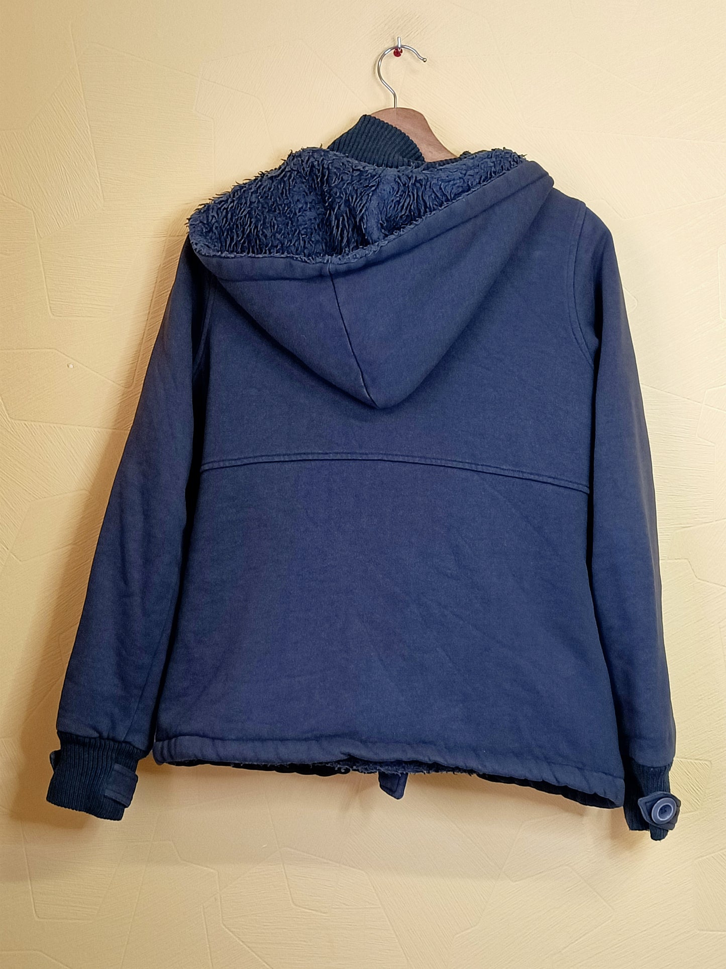 Manteau fourré avec capuche Gémo gris anthracite Taille L