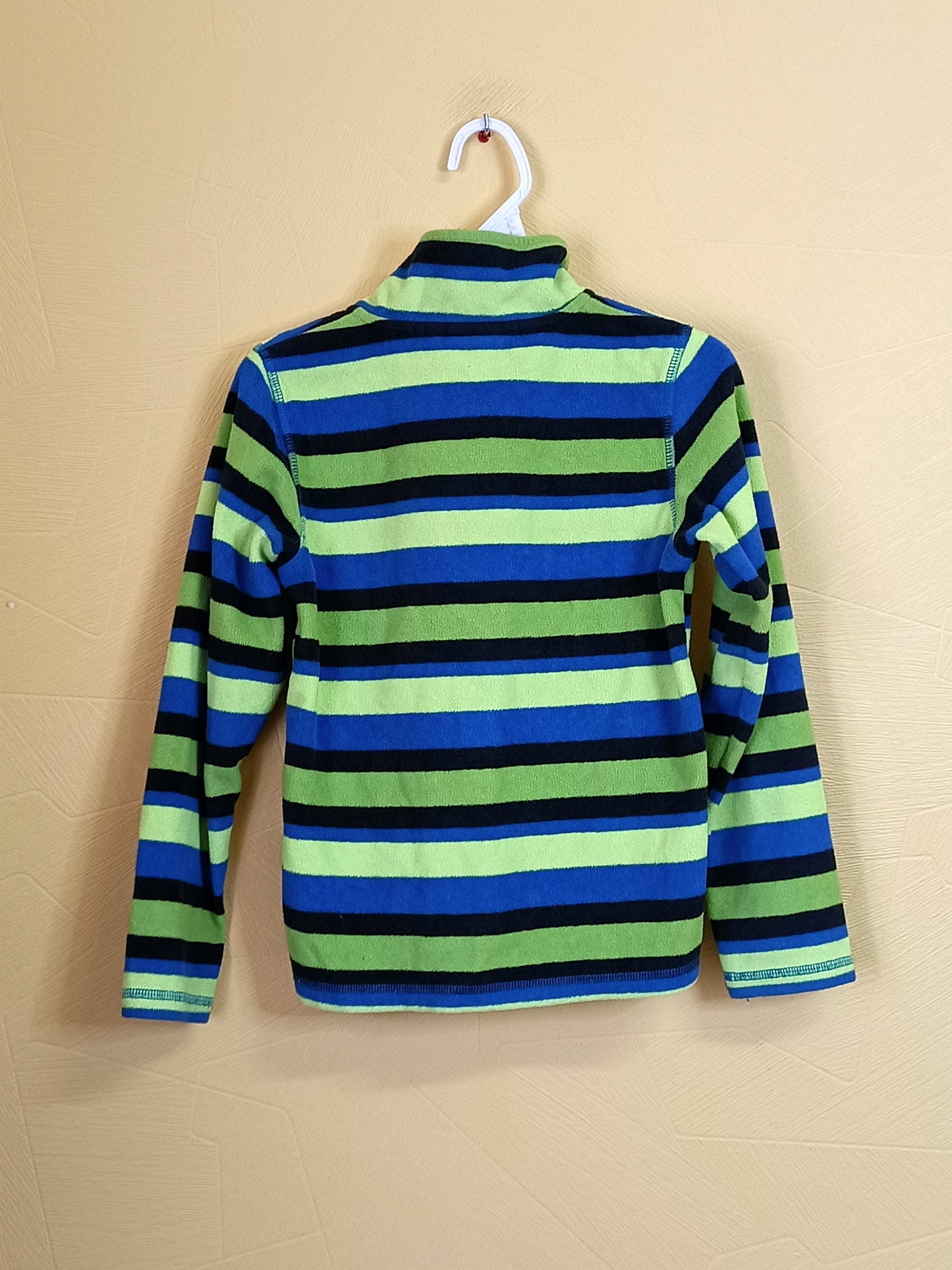 Polaire Mc Kinley rayée bleu, vert et noir Taille 8 Ans