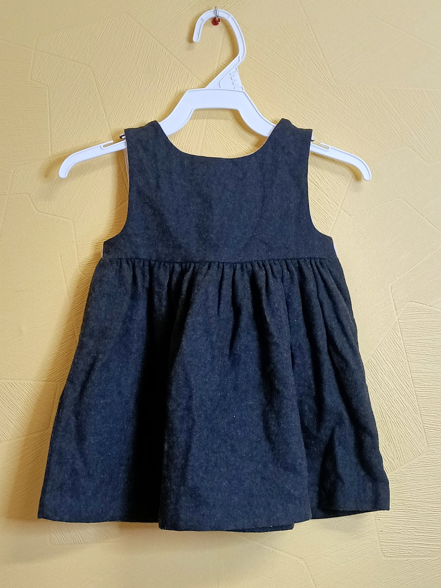 Robe d'hiver sans manche Natalys grise Taille 12 Mois