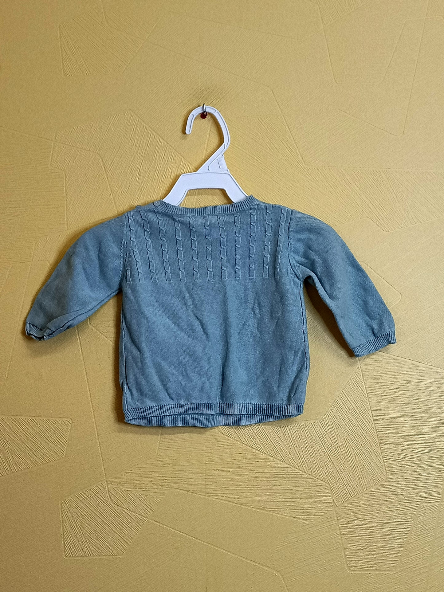 Pull DPAM vert d'eau Taille 6 Mois