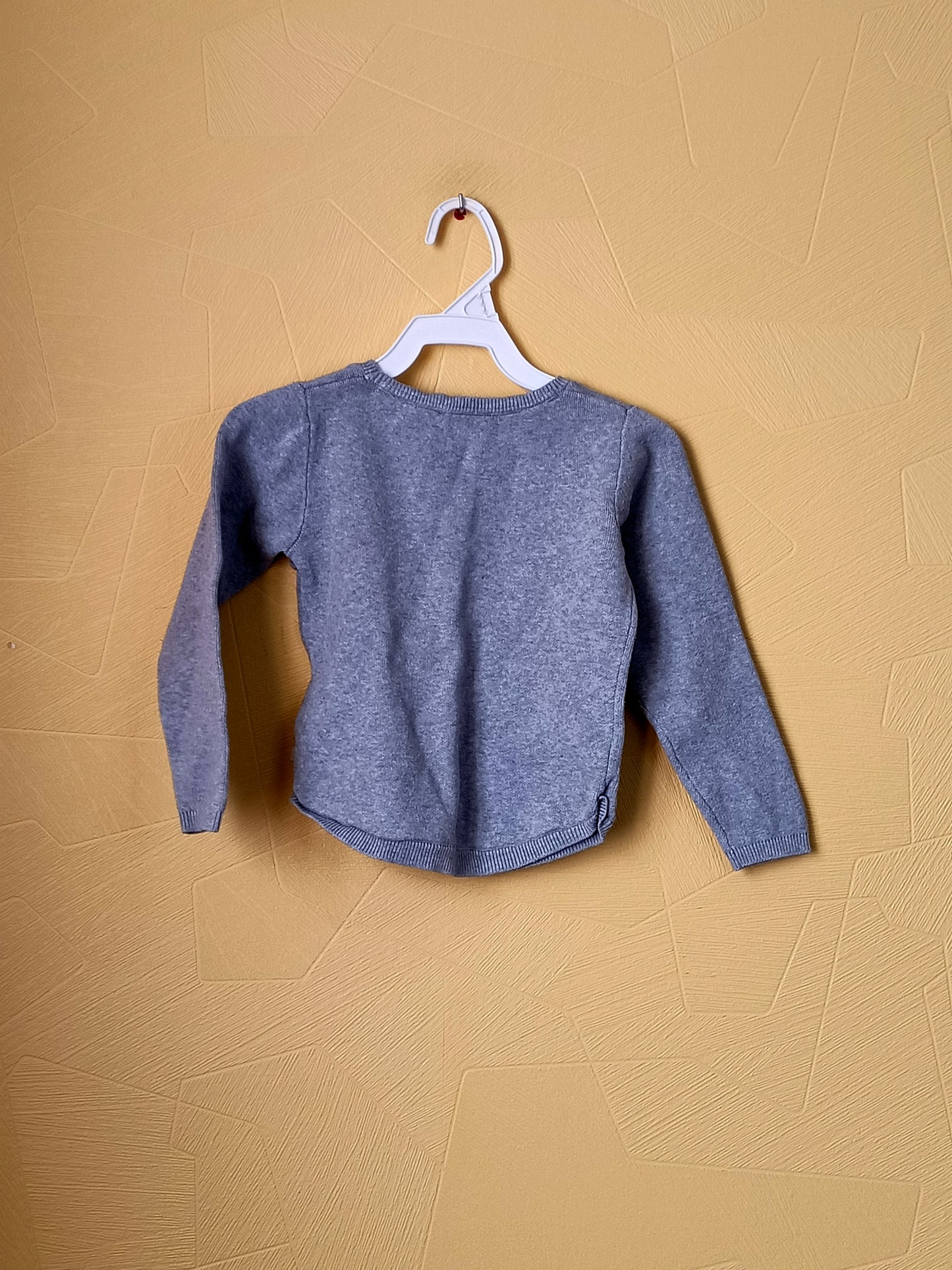 Pull Okaïdi gris avec strass Taille 4 Ans