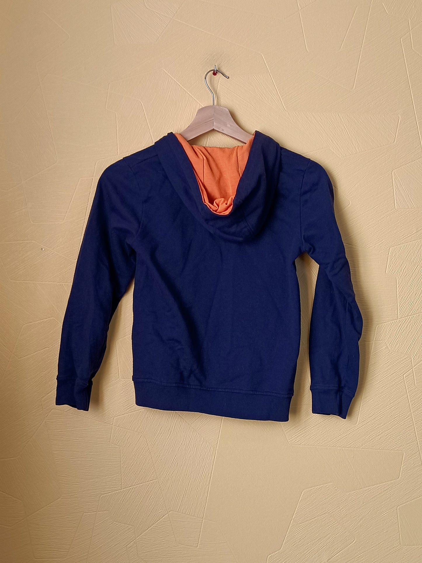 Sweat zippé à capuche UP 2 Glide bleu marine Taille 10 Ans