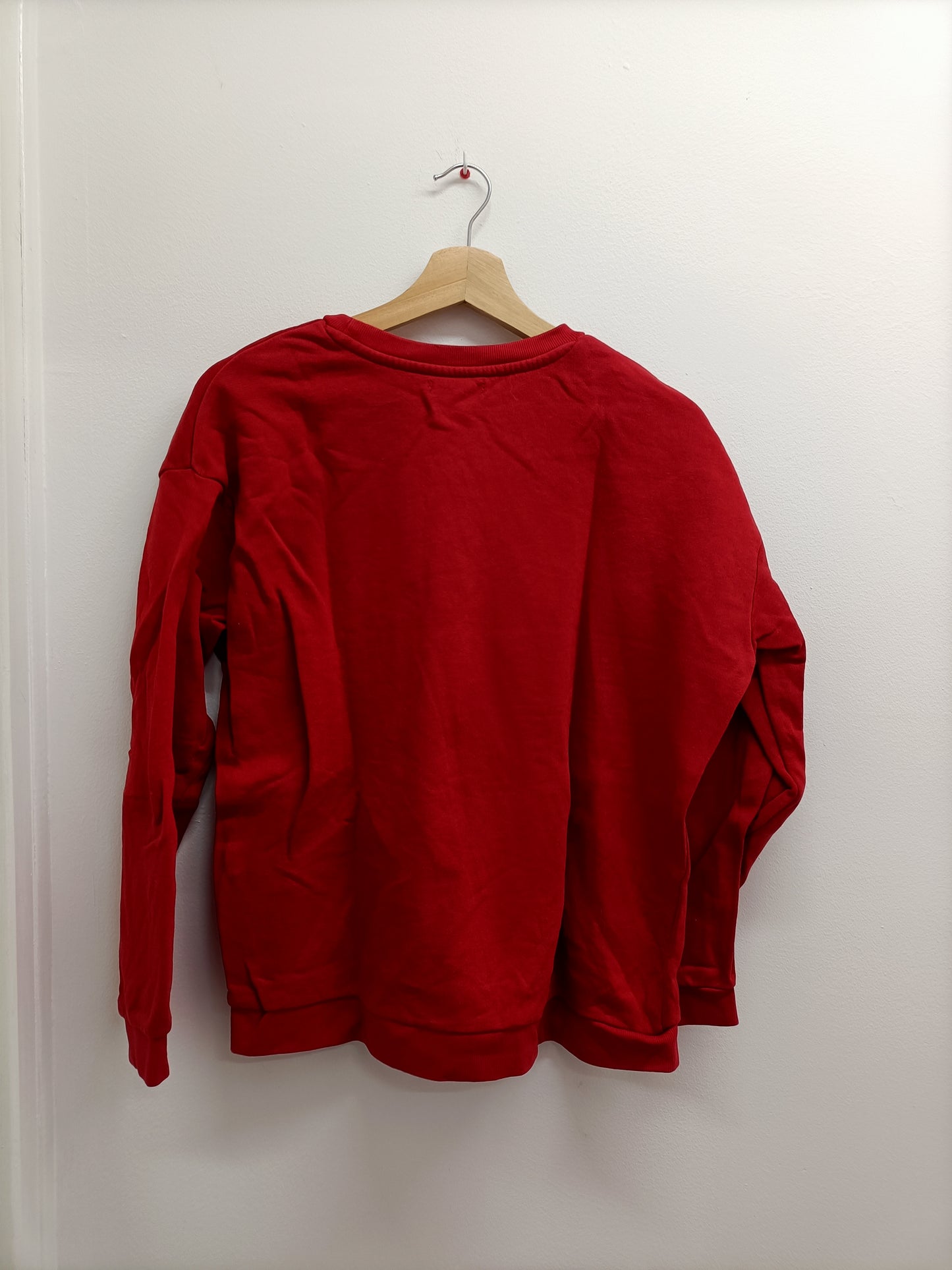 Sweat Kiabi rouge avec impression Taille L