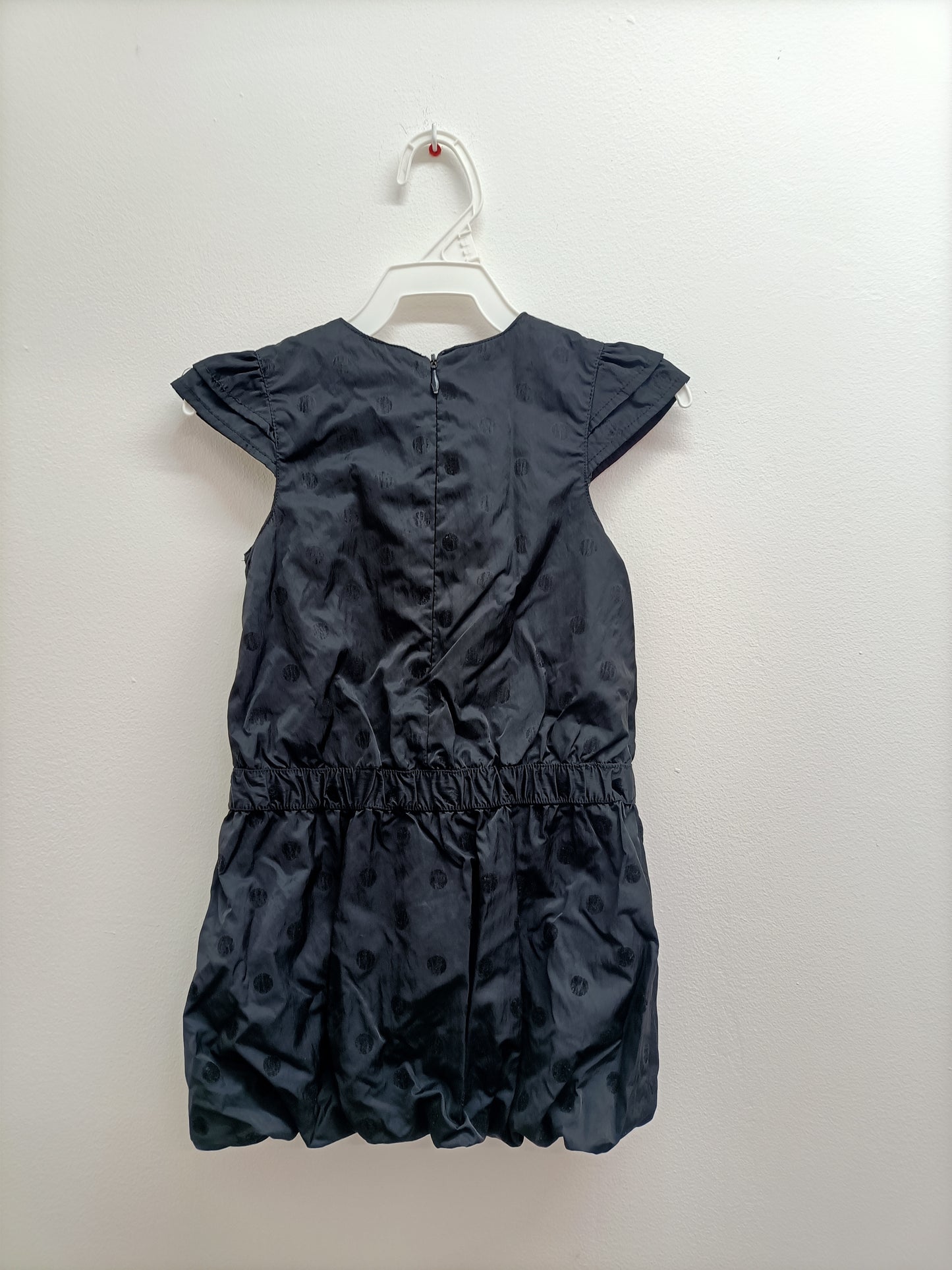 Robe manches courtes Kid Kanaï noire à pois Taille 4 Ans