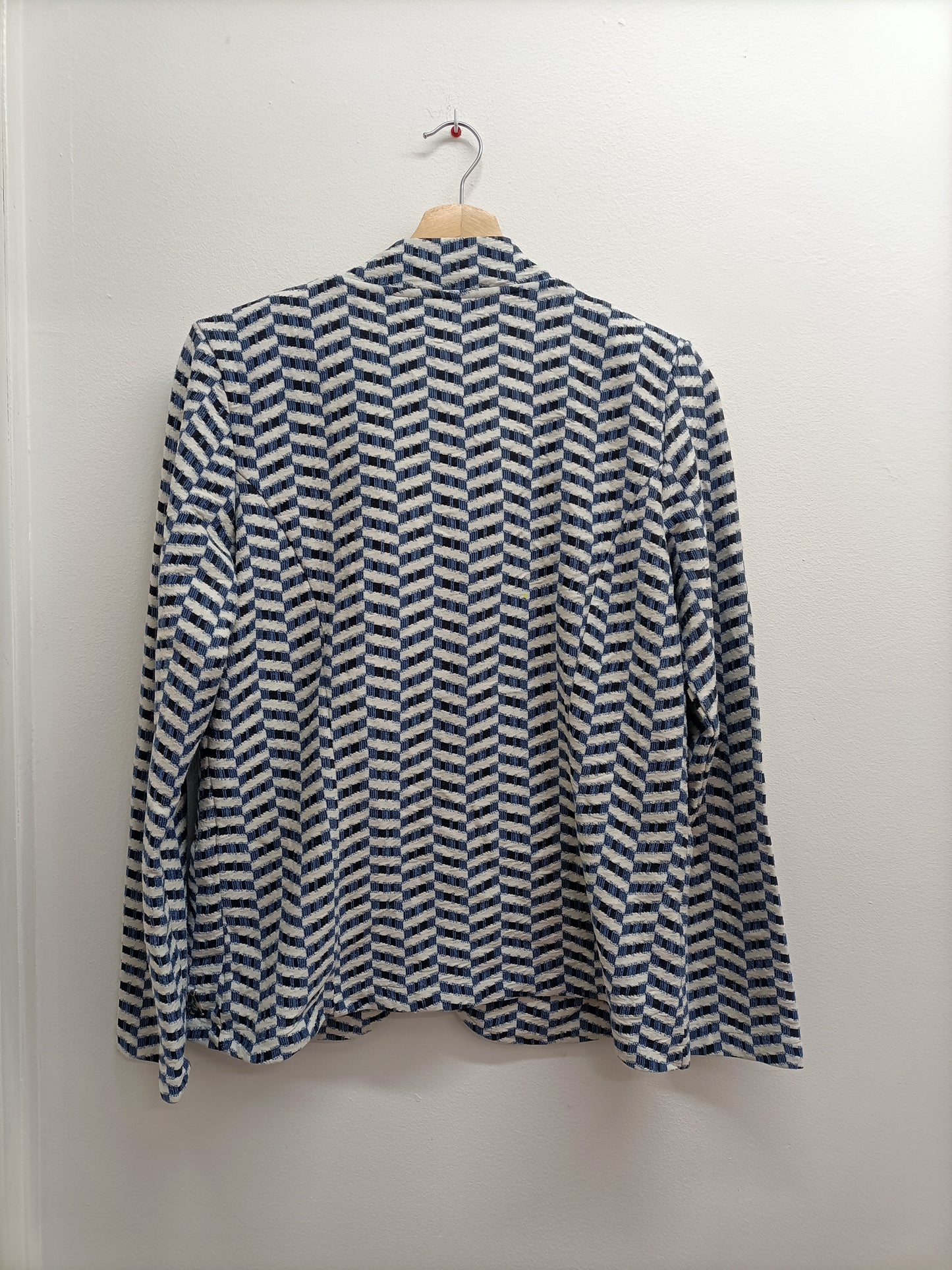 Veste Angelle Milan bleue et blanche Taille L