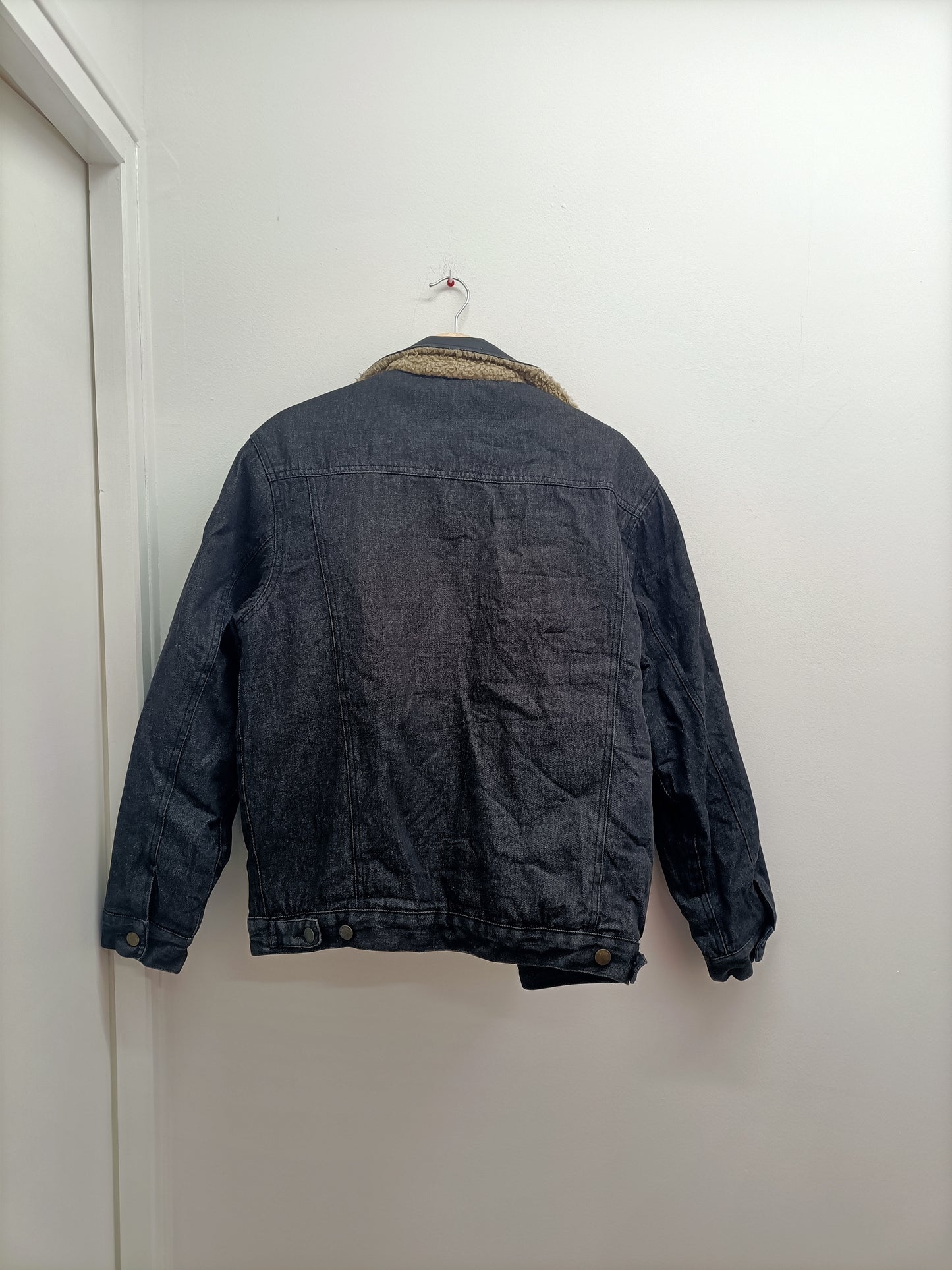 Veste en jeans doublée Atlas For Men noire Taille M