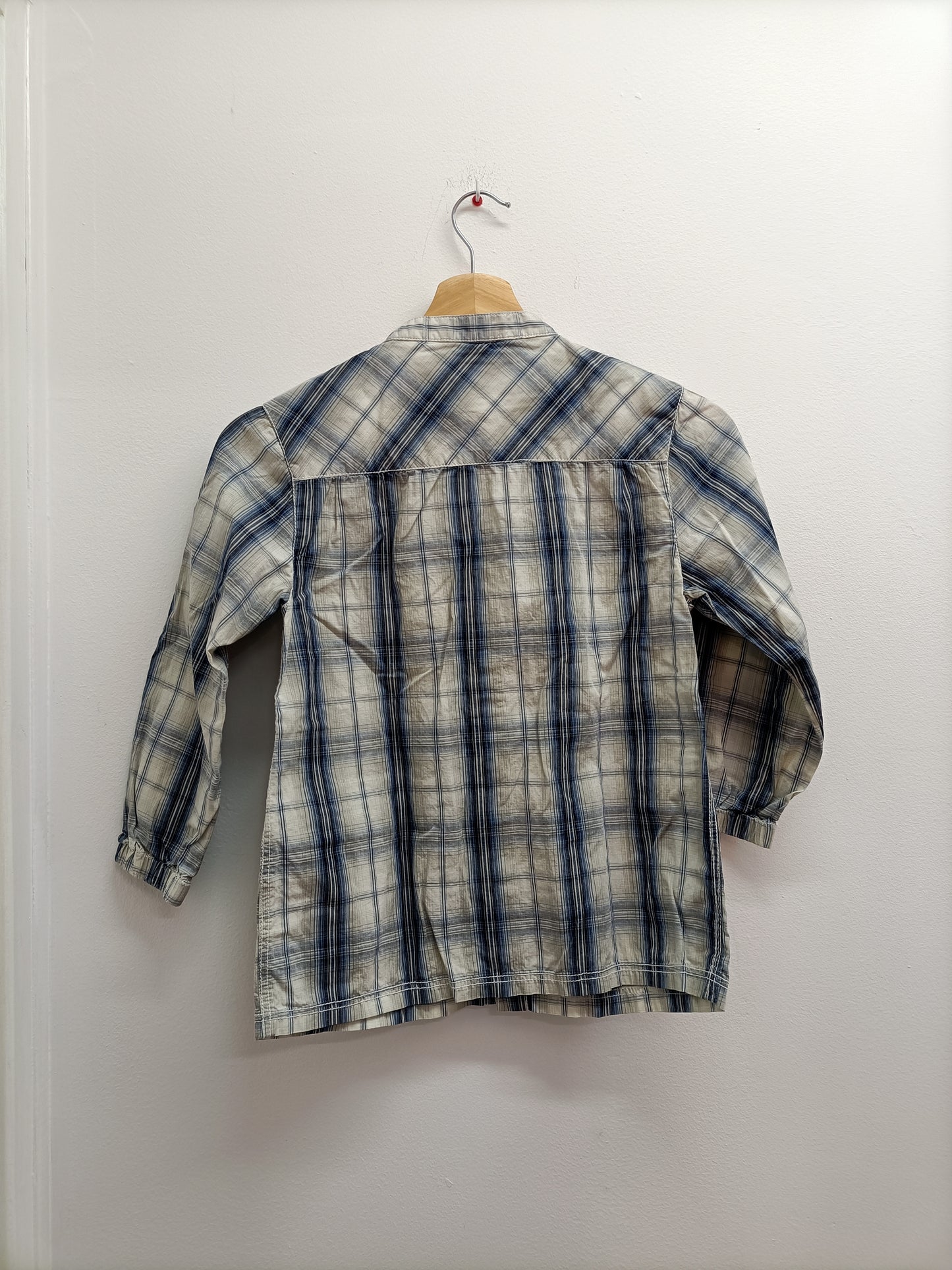 Chemise manches longues Okaïdi à carreaux Taille 6 Ans