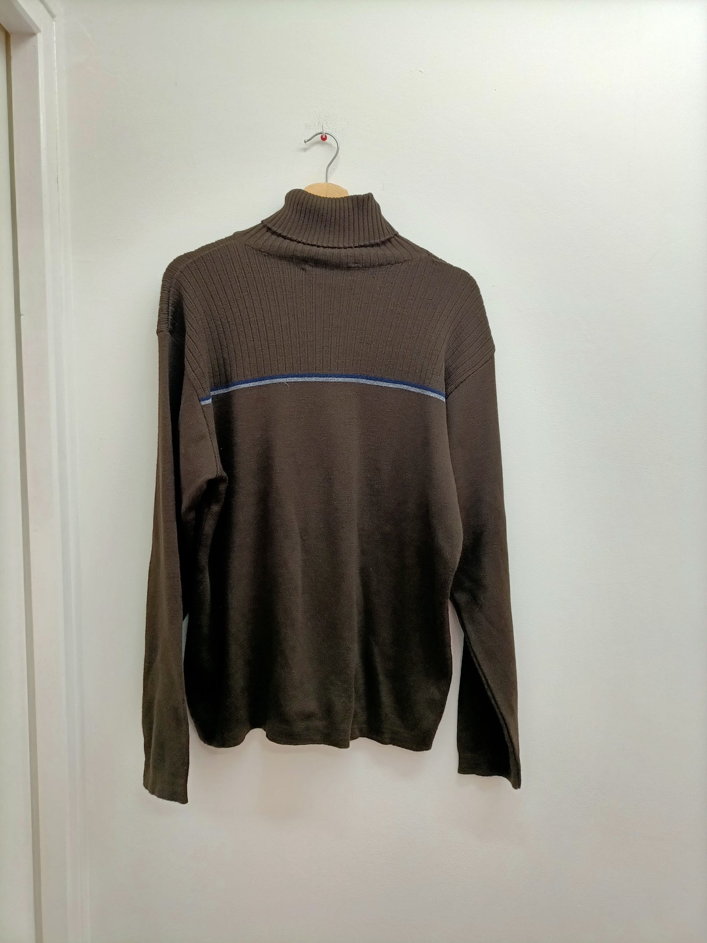 Pull avec col Morgan Homme marron Taille XL