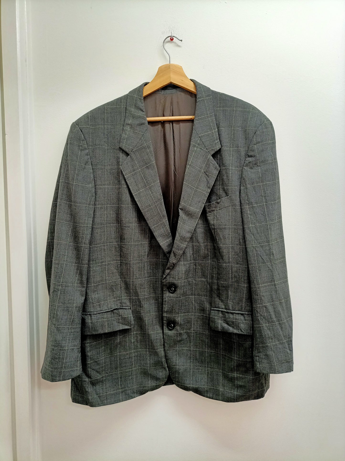 Veste André Balzac grise à carreaux Taille 56