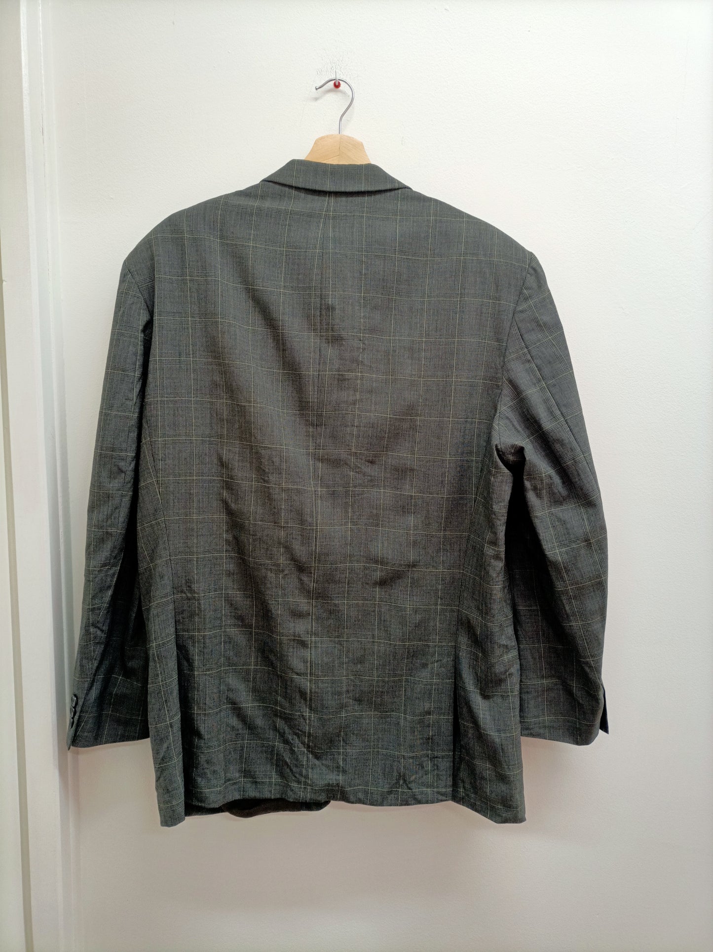 Veste André Balzac grise à carreaux Taille 56