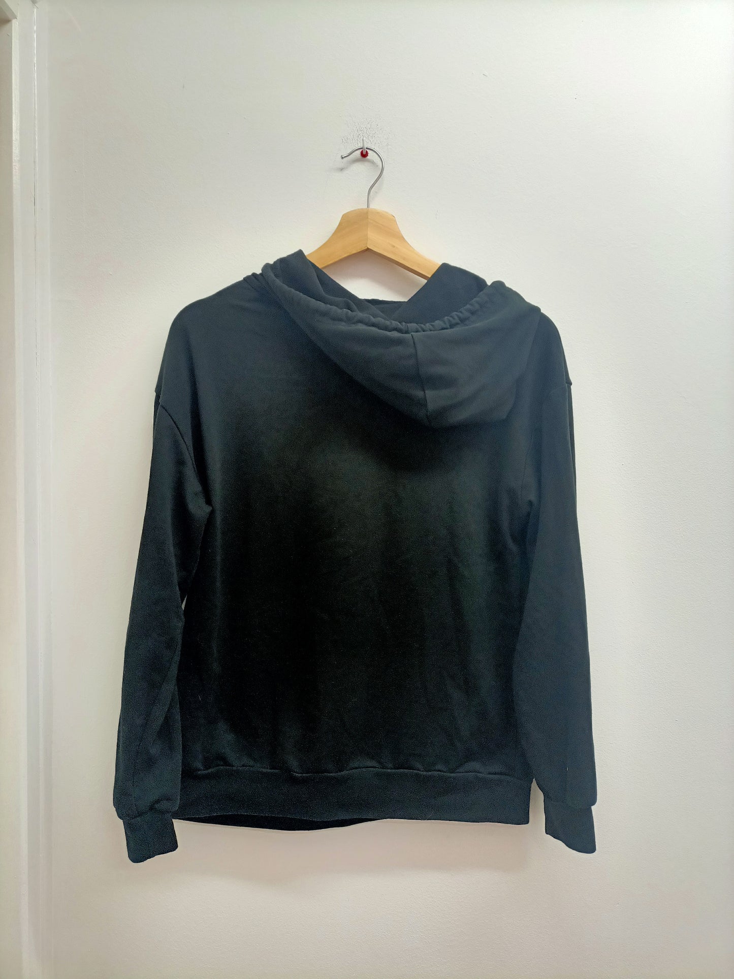 Sweat à capuche Shein noir avec impression Taille XS