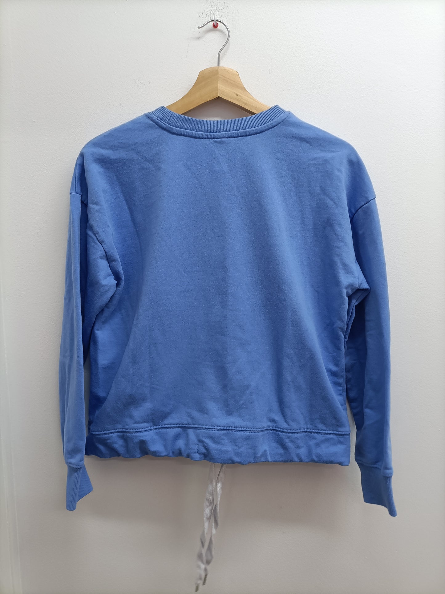Sweat Page One bleu avec impression Taille S