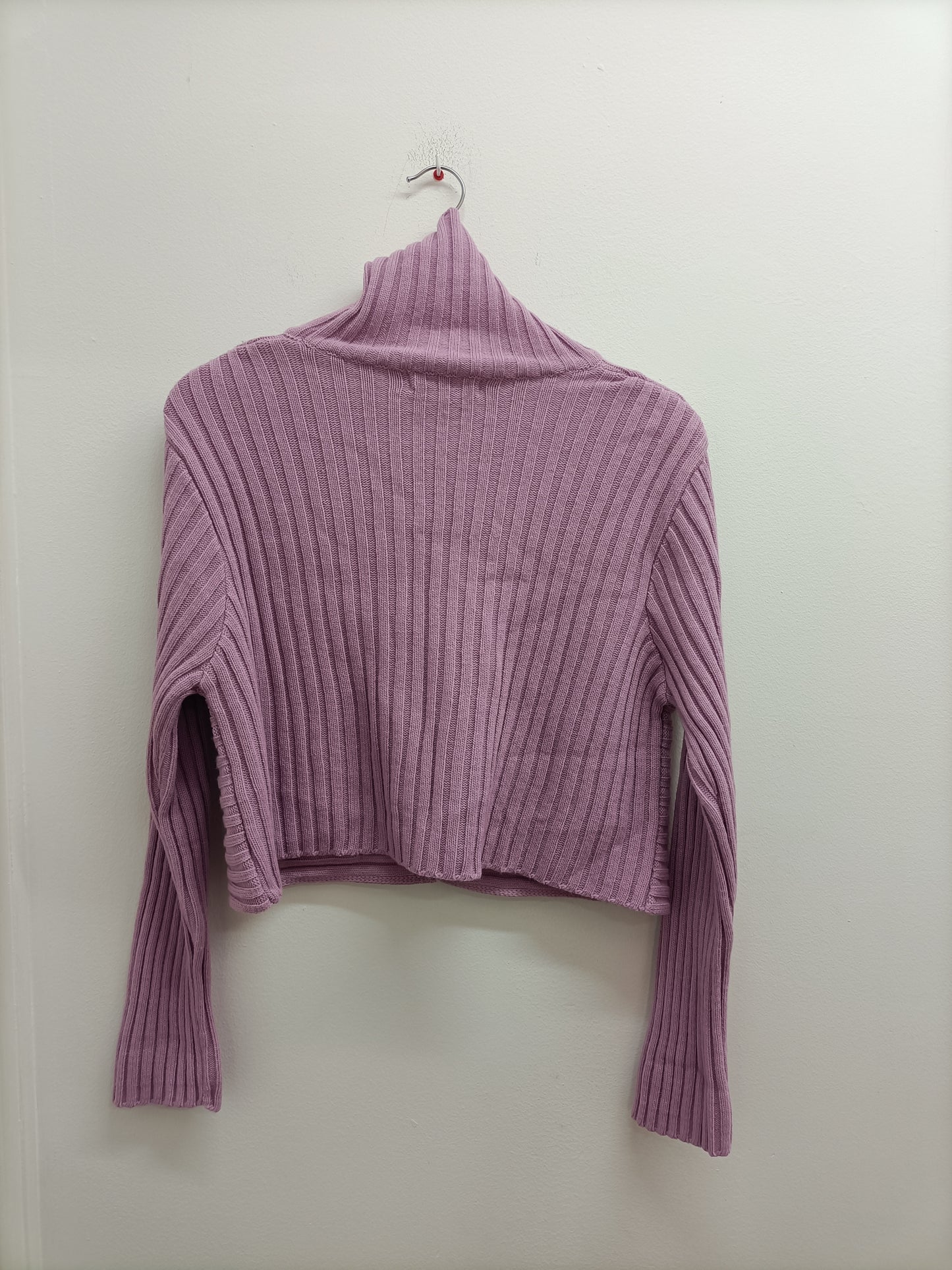 Pull court avec col Cache-Cache lilas Taille L