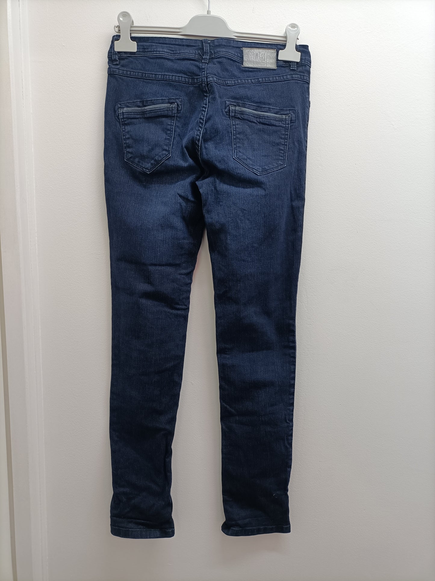Jeans Miss Captain bleu argenté Taille 38
