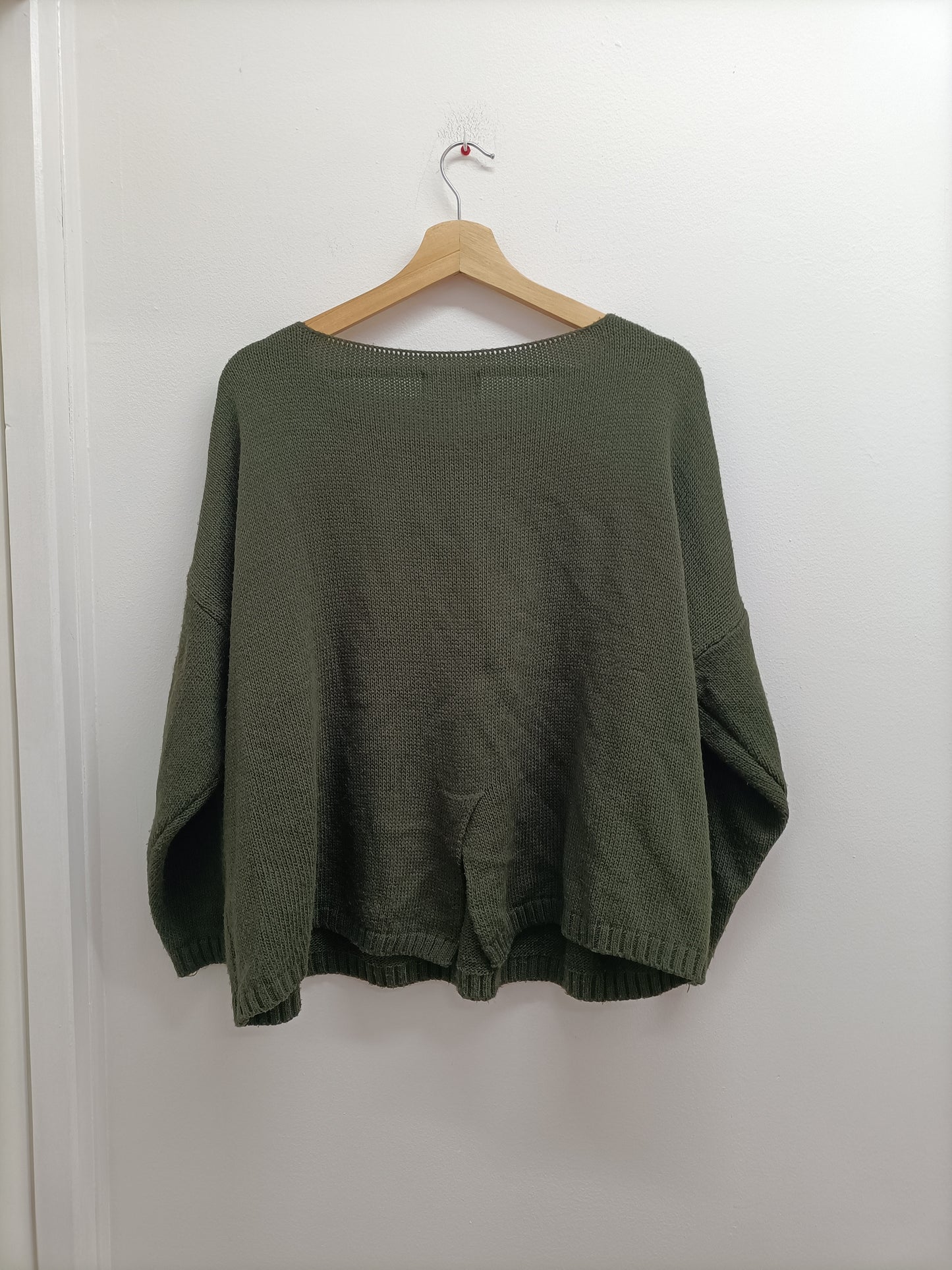 Pull Nina Kendosa vert kaki Taille XXL