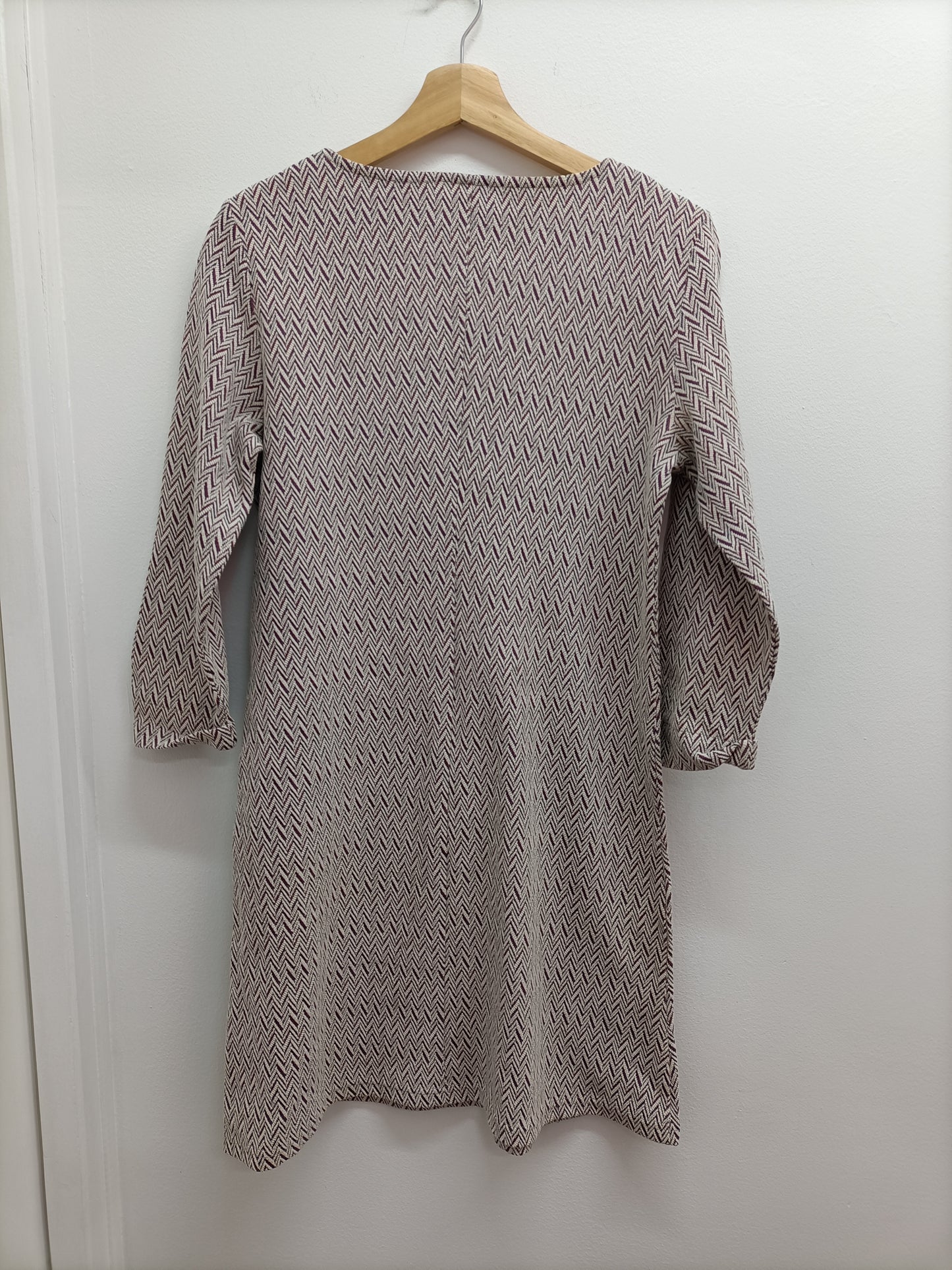 Robe manches 3/4 Yessica à motifs géométriques Taille S