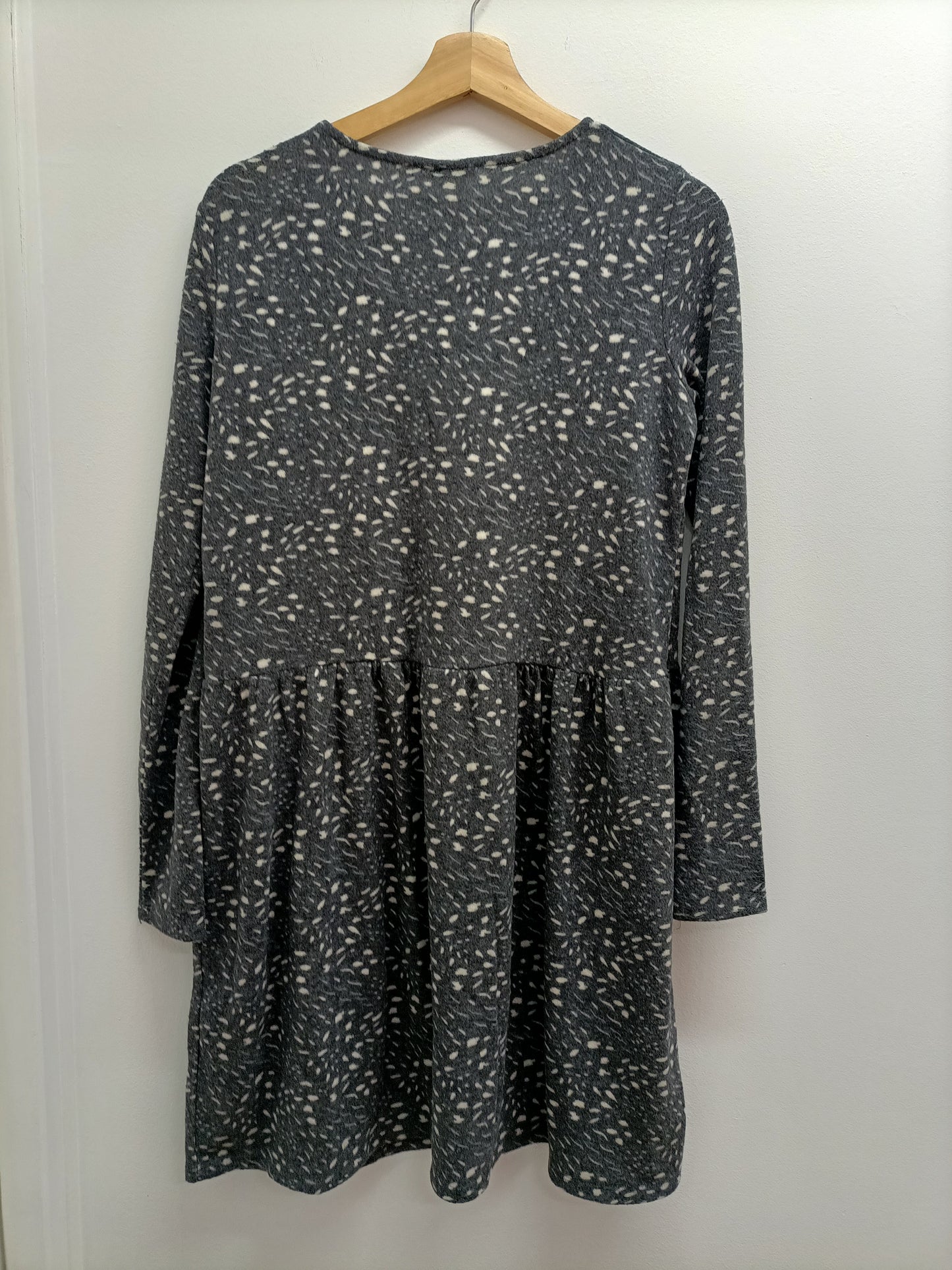 Robe pull manches longues Kiabi grise à motifs Taille M