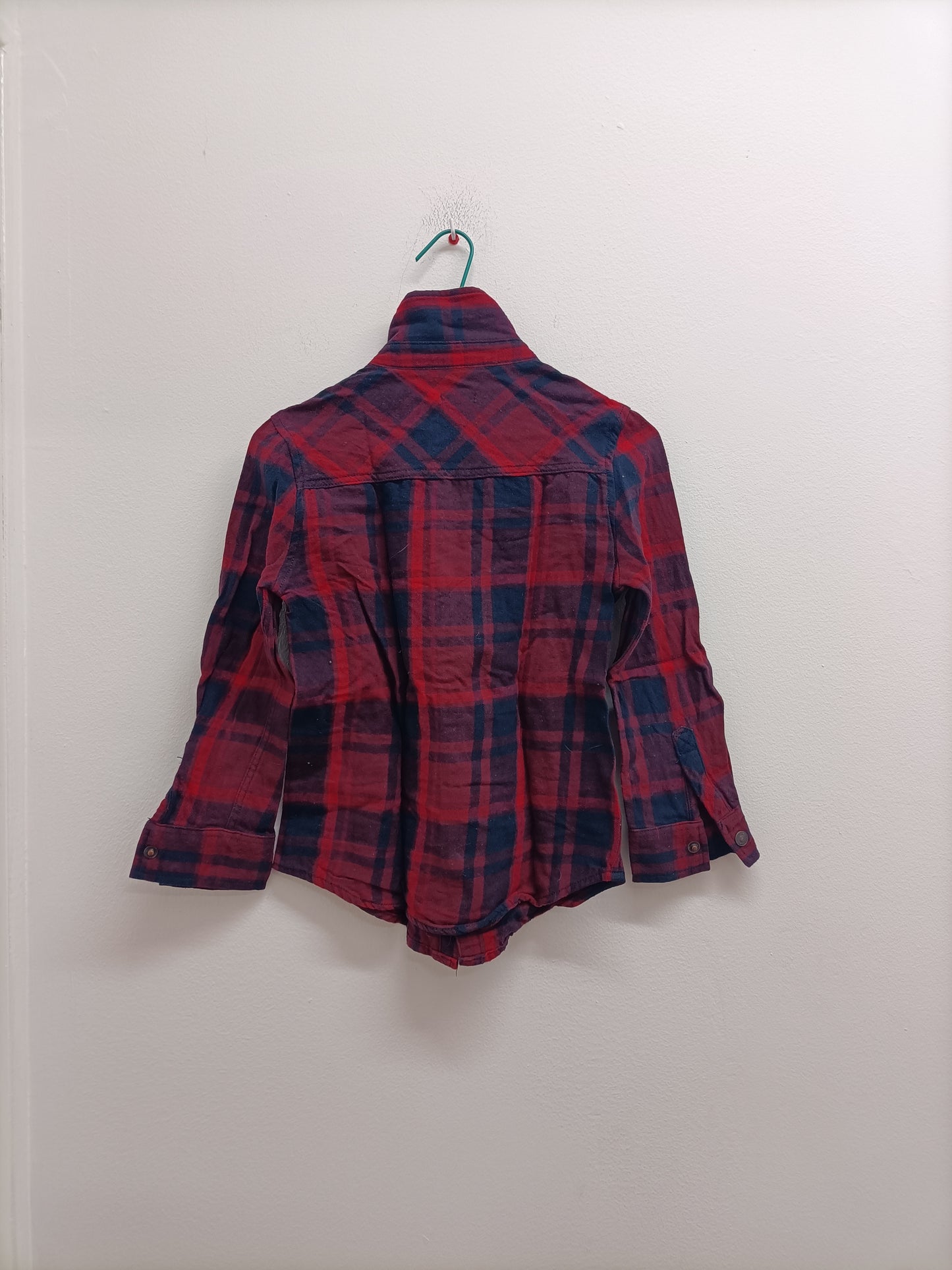 Chemise Kiabi rouge à carreaux Taille 5 Ans