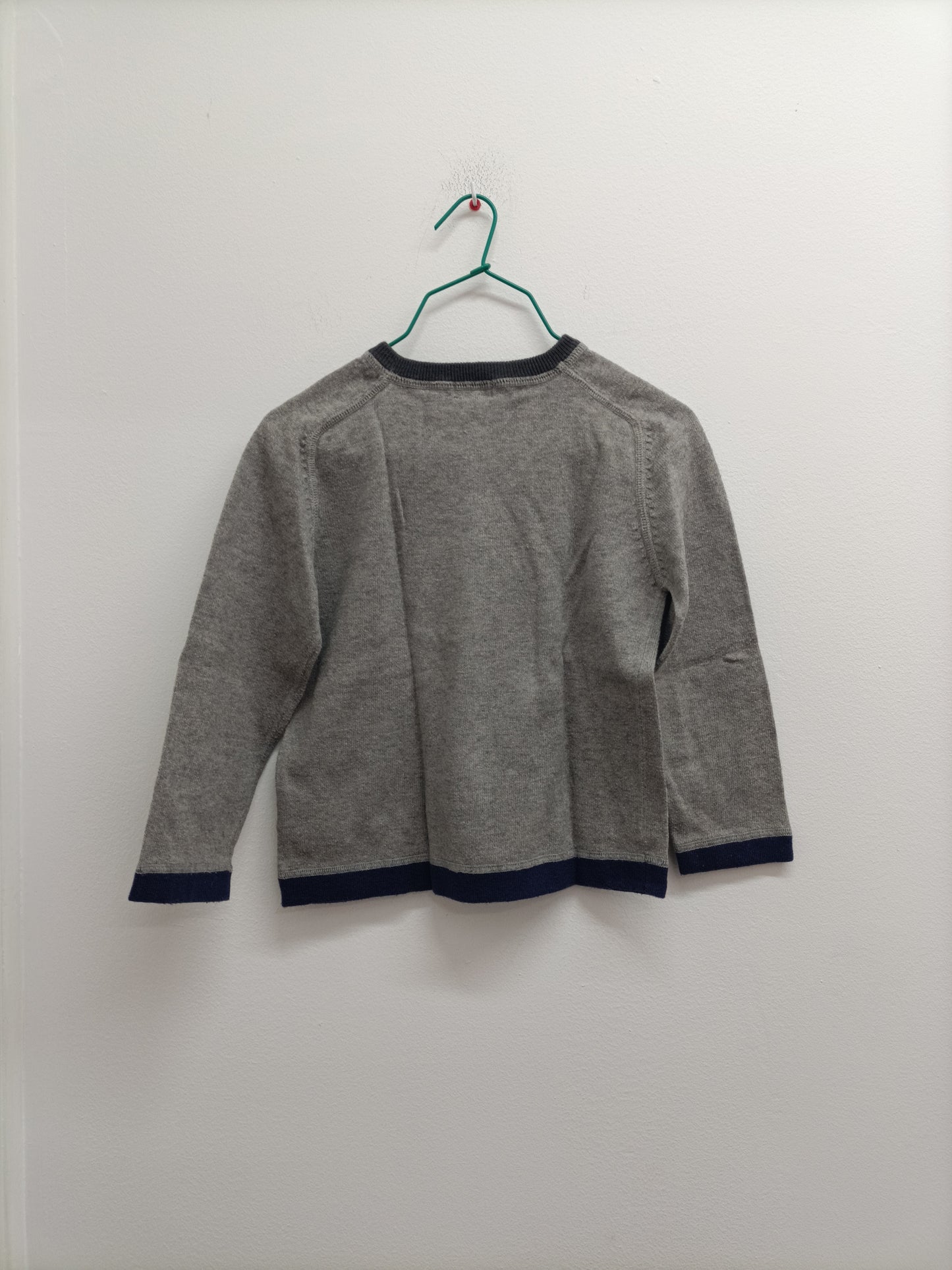 Pull fin Mila Blue gris et bleu marine Taille 5 Ans