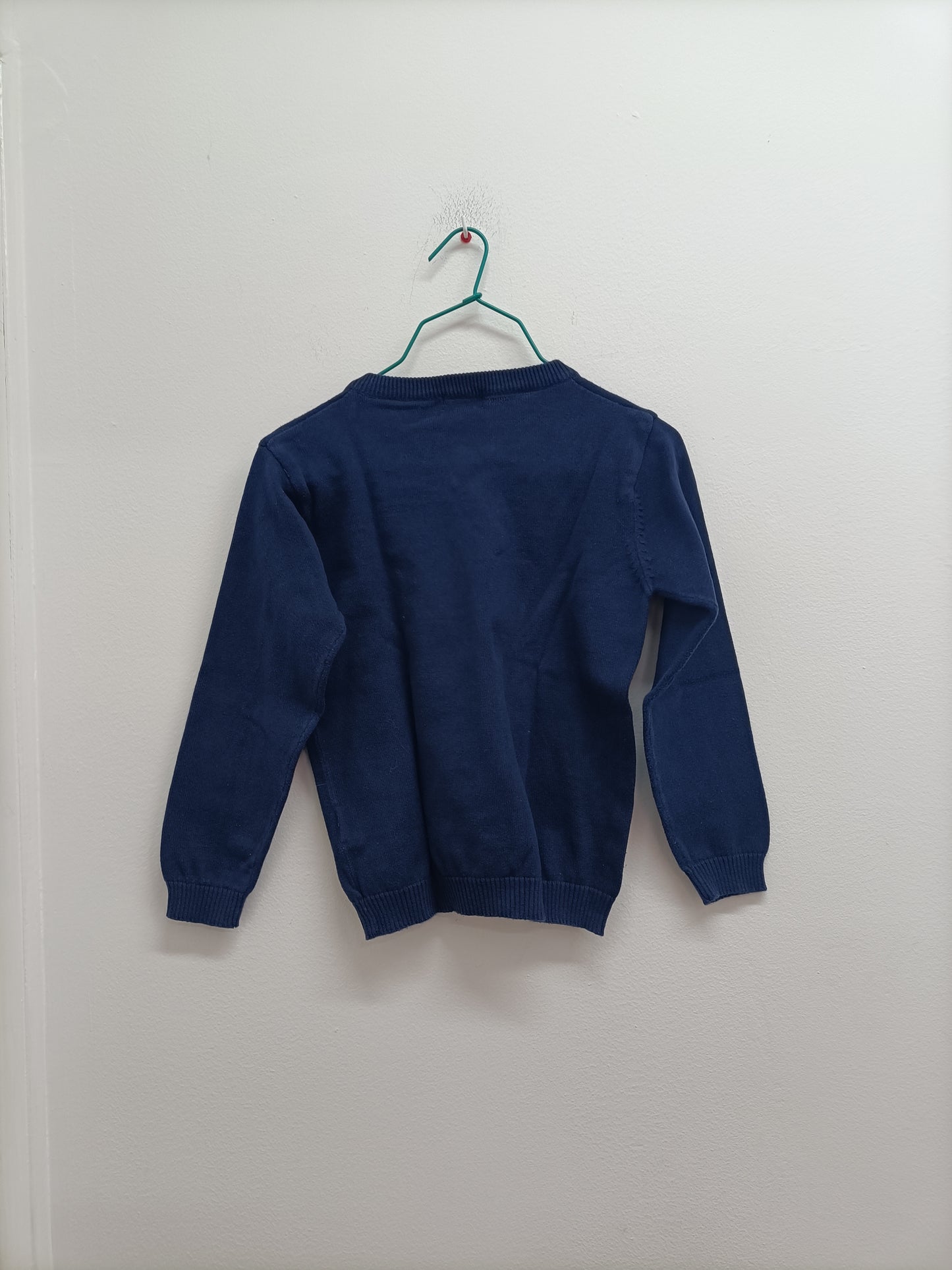 Pull fin In Extenso bleu marine Taille 6 Ans