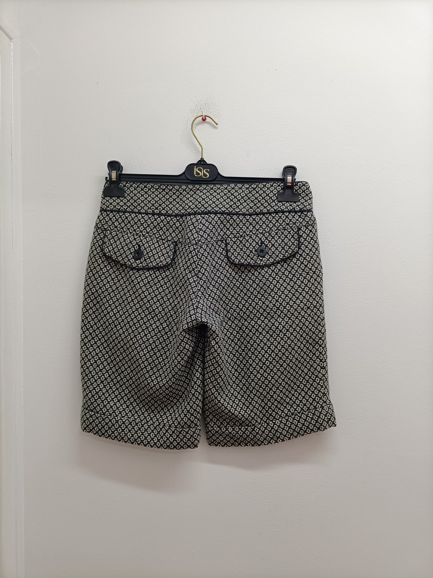 Short long Zara à motifs noirs et blancs Taille 38