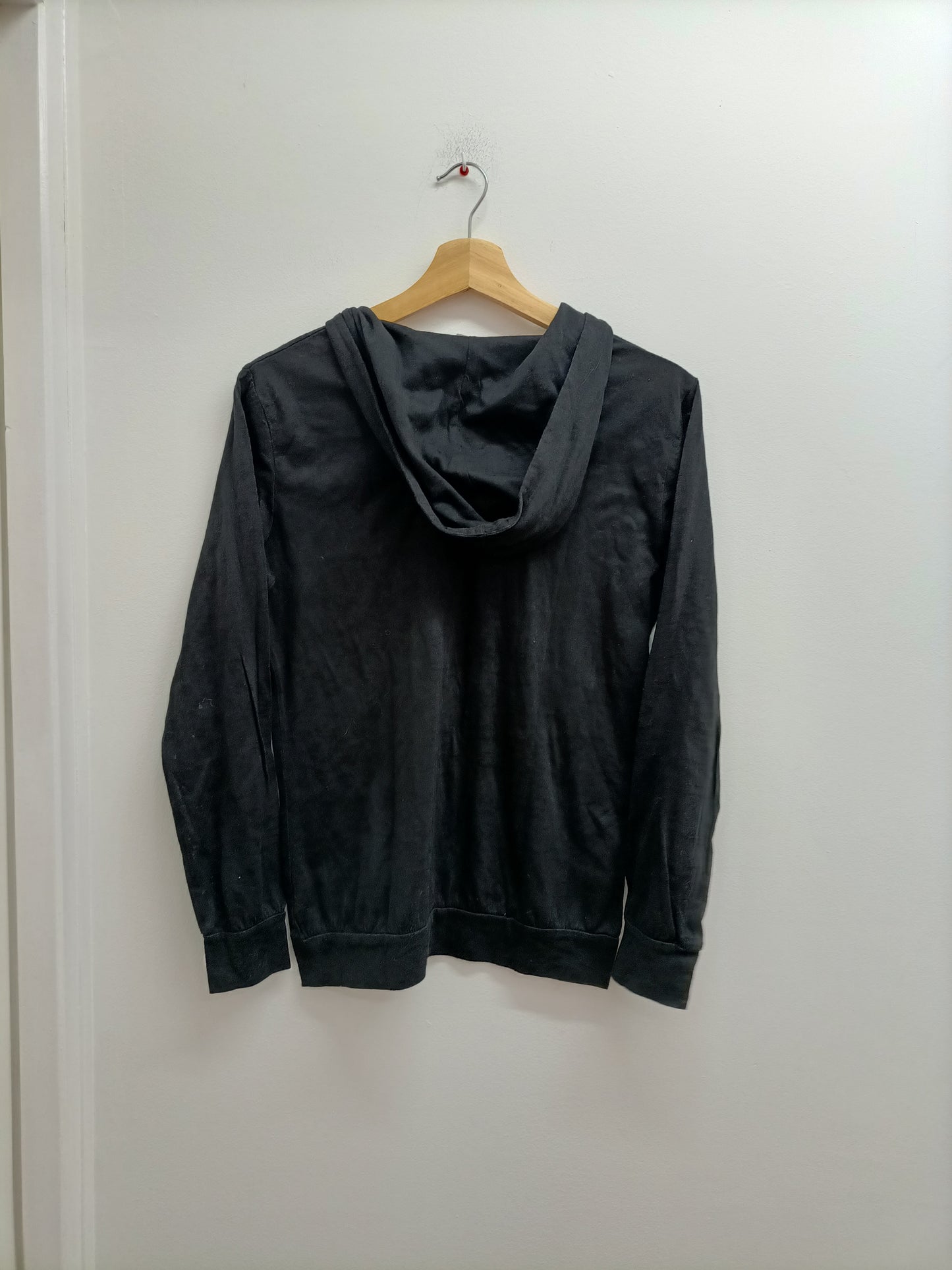 Sweat léger avec capuche Wings noir avec impression Taille L