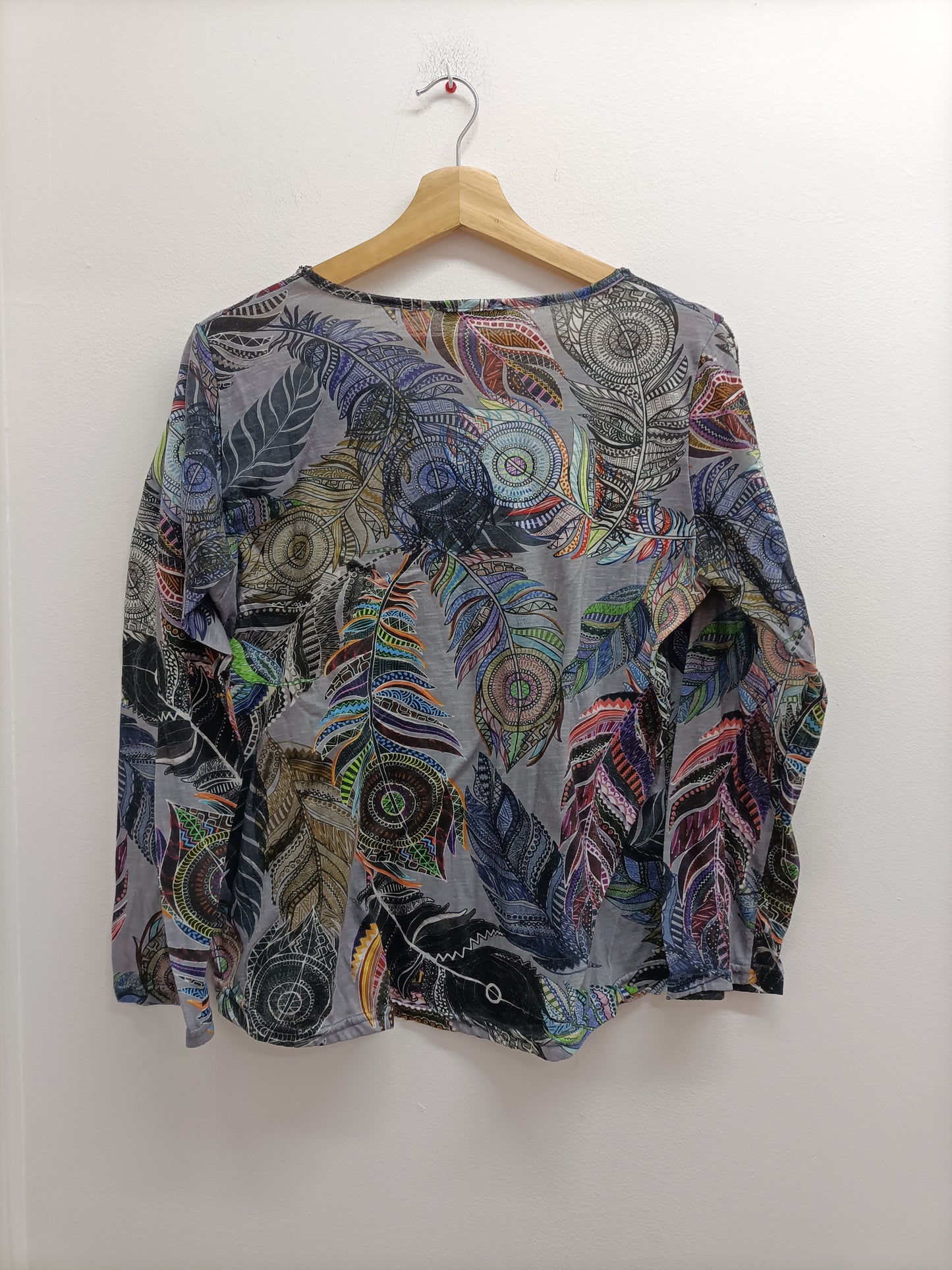 Tunique Carnaby imprimée plumes Taille 38