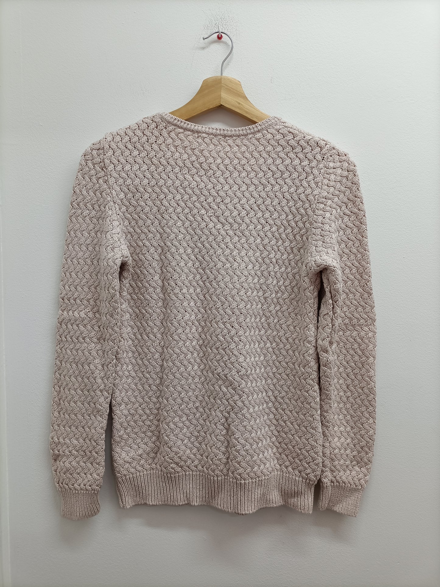 Pull en mailles Cache-Cache rose argenté Taille S