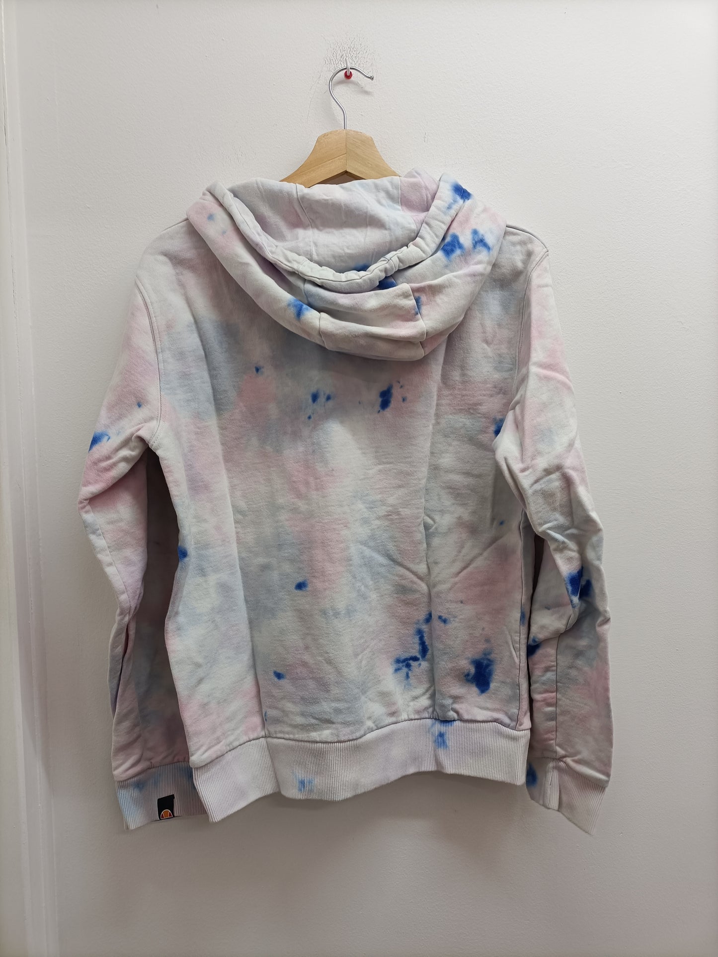 Sweat à capuche Ellesse blanc et bleu Taille 38