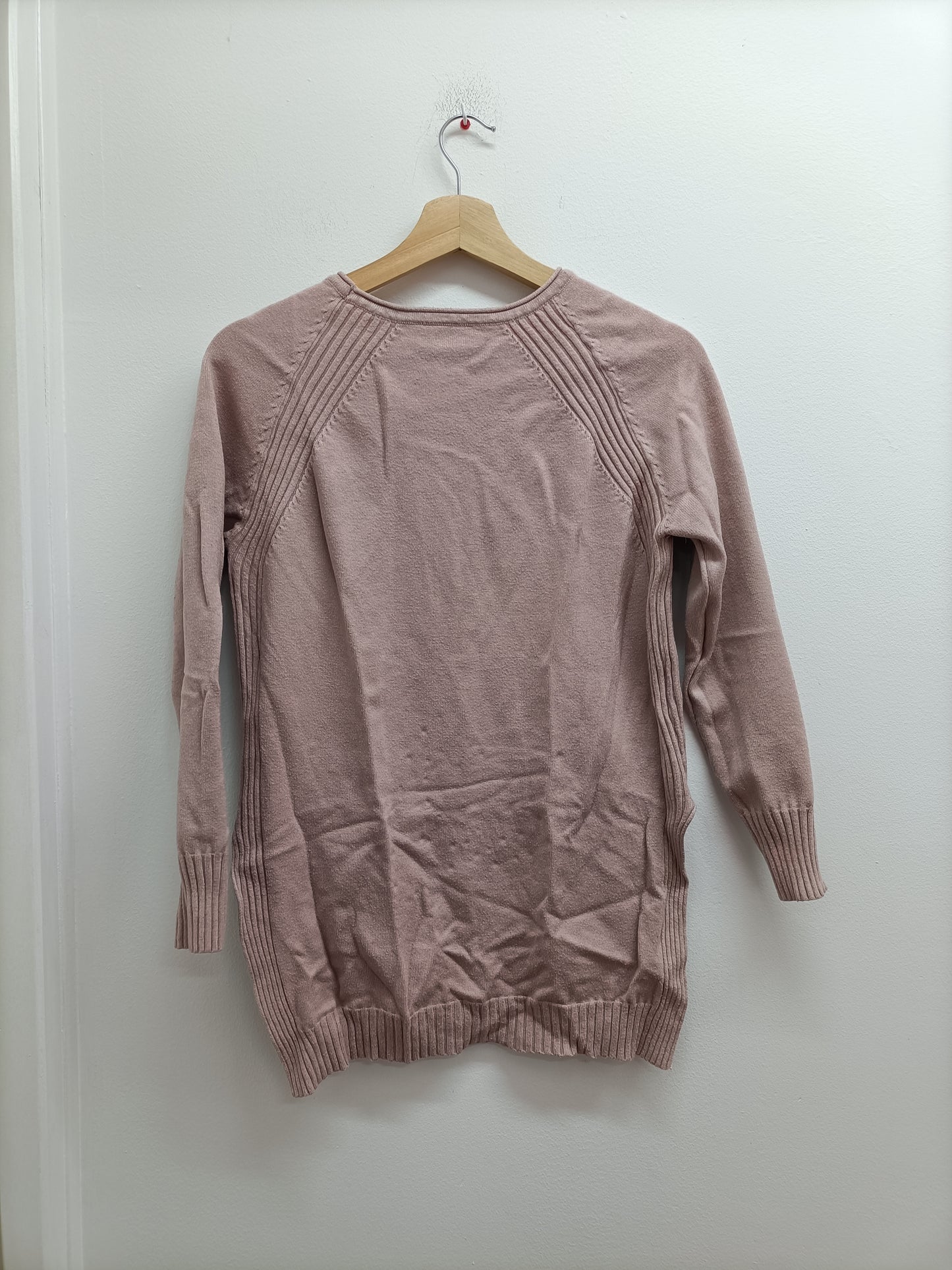 Pull PPT rose poudré avec perles Taille L