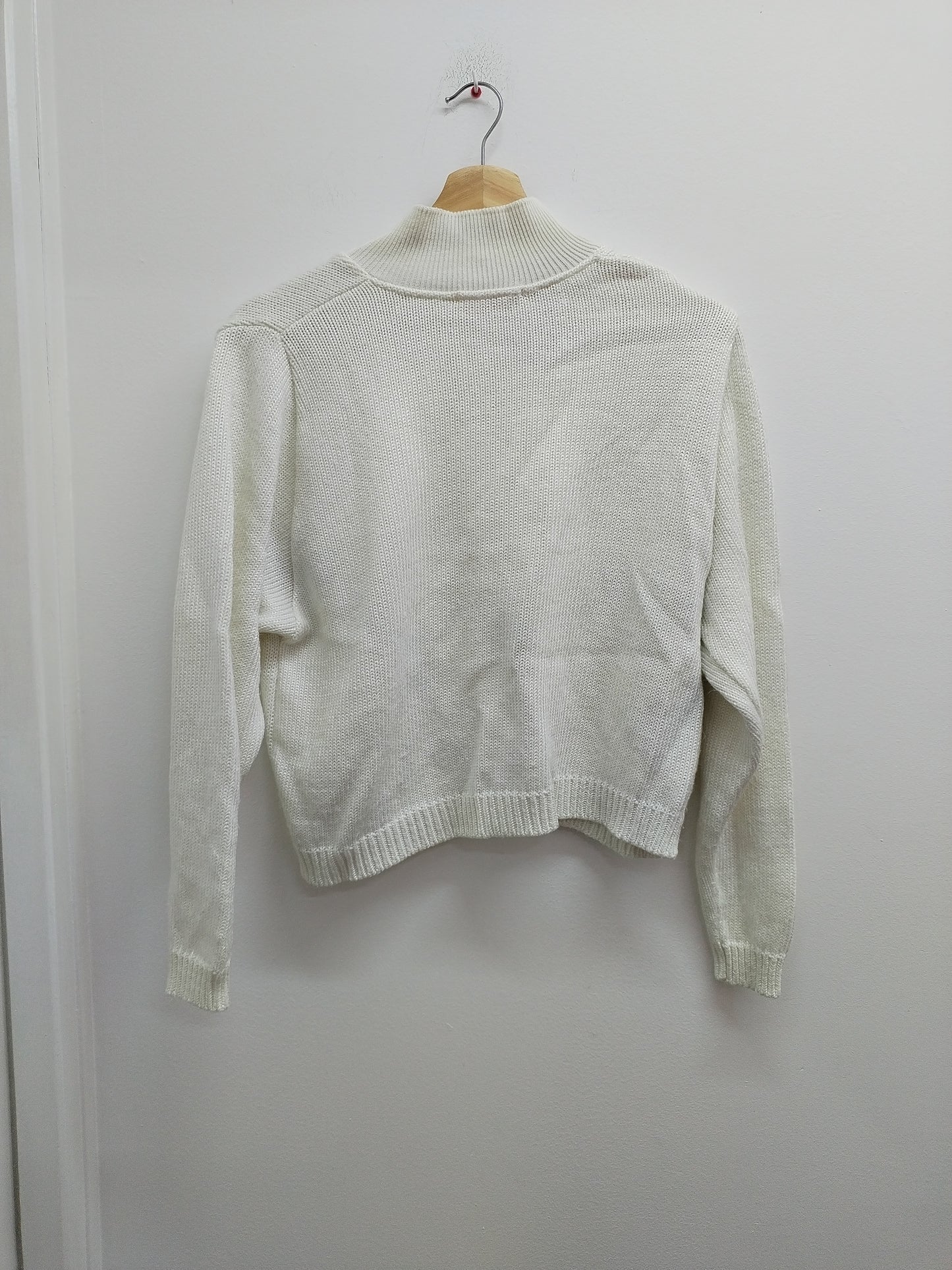 Pull court André Hayat blanc Taille L