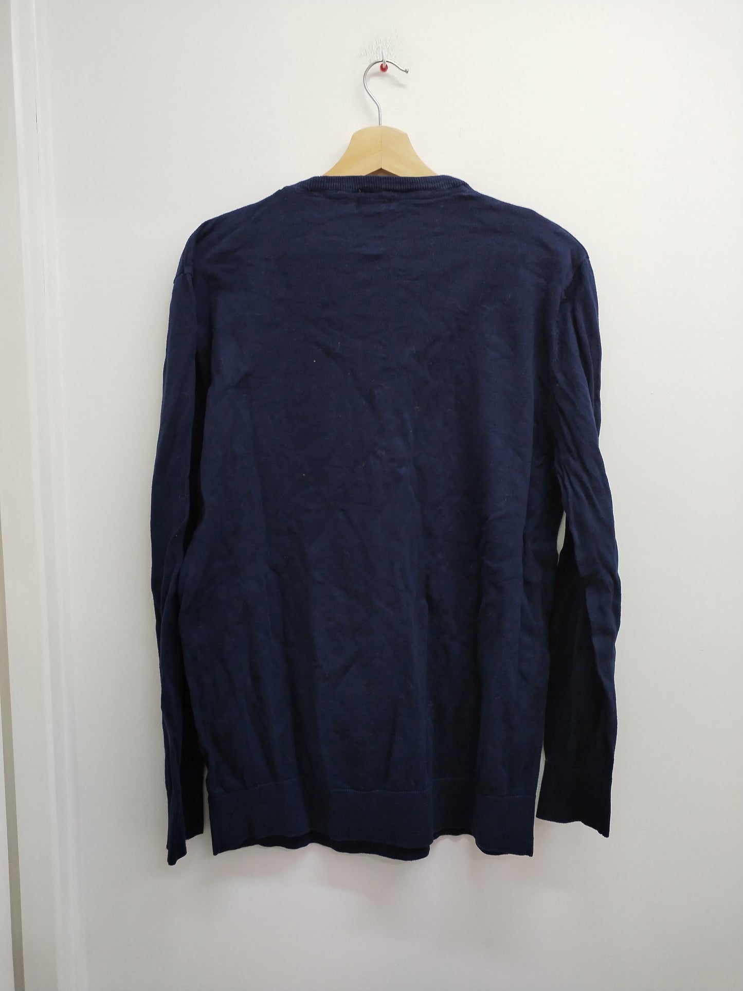 Pull fin Tissaia bleu marine Taille XXL