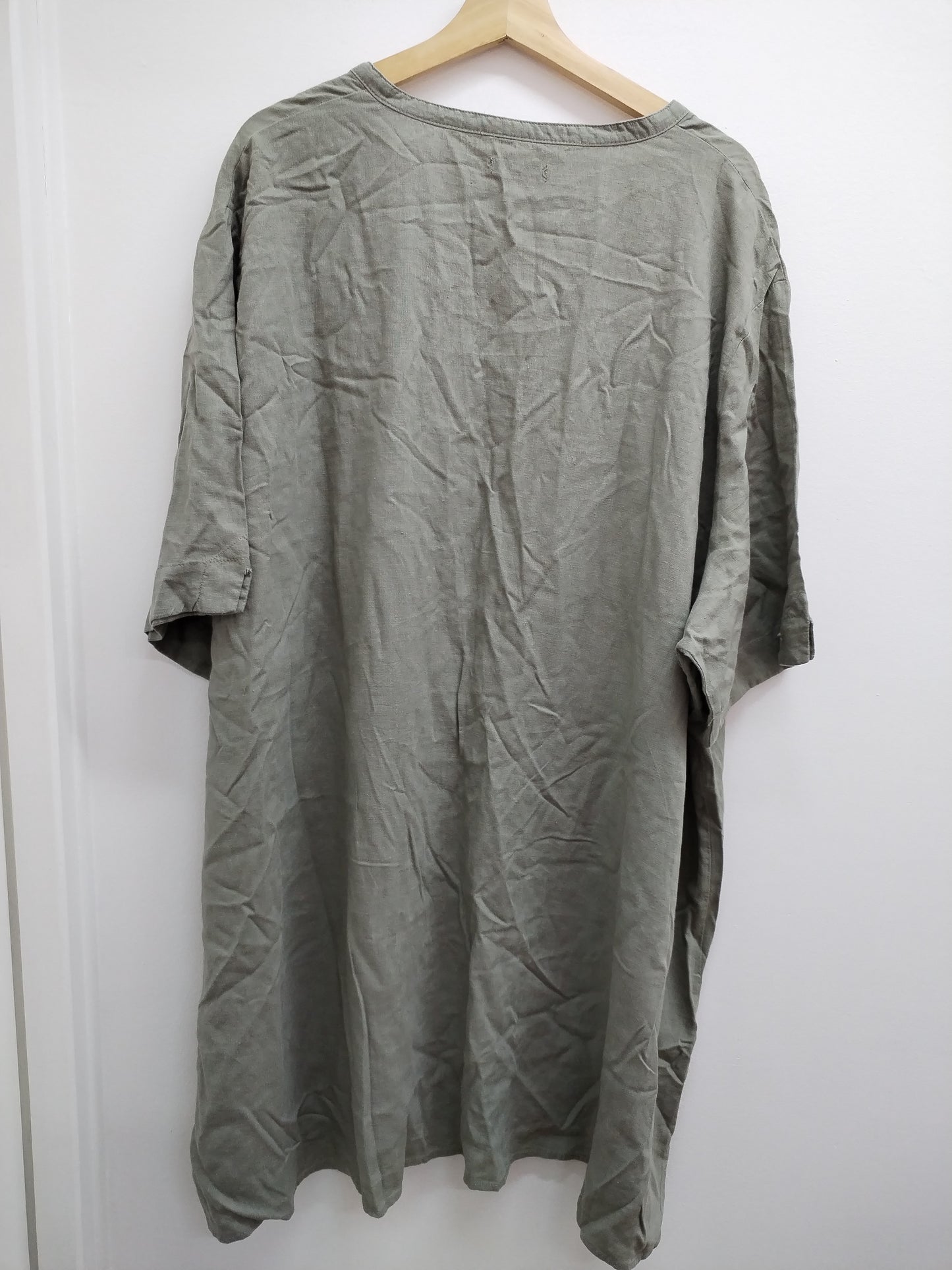 Chemise manches courtes Tex grise, verte Taille 5XL