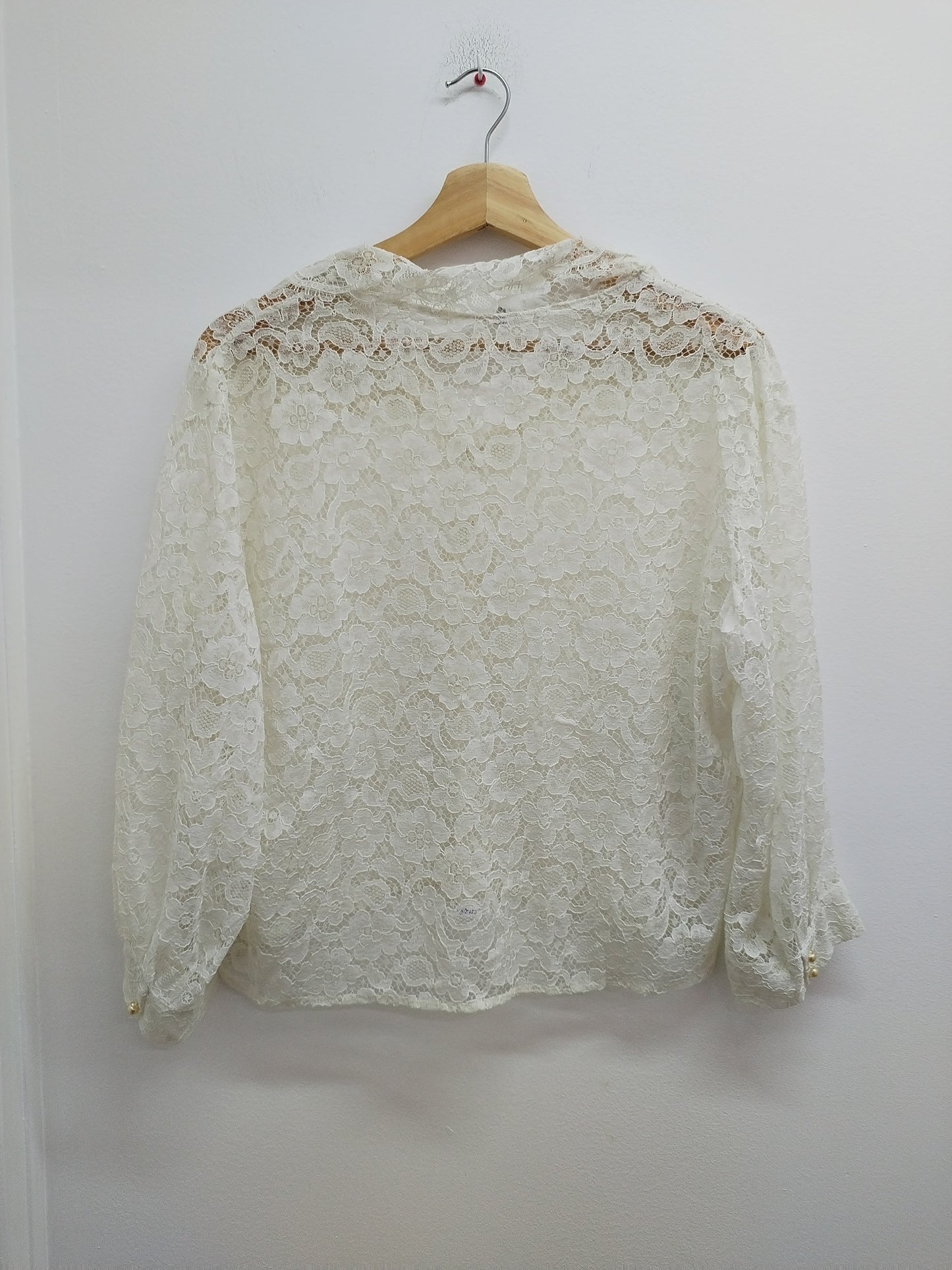 Chemise en dentelle Galerie Lafayette blanche Taille XL