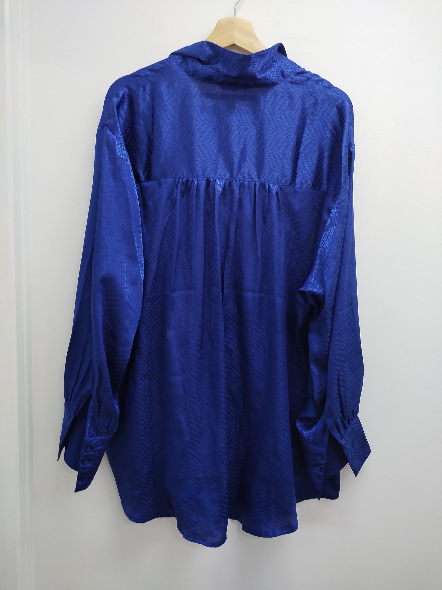 Chemise M&S mode bleue brillante Taille 48