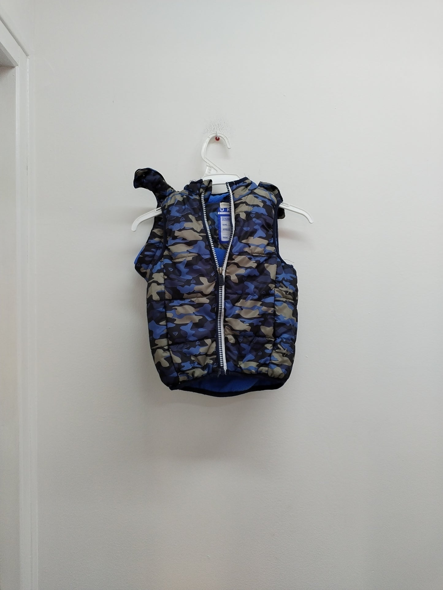 Doudoune sans manche Orchestra imprimée camouflage Taille 2 Ans