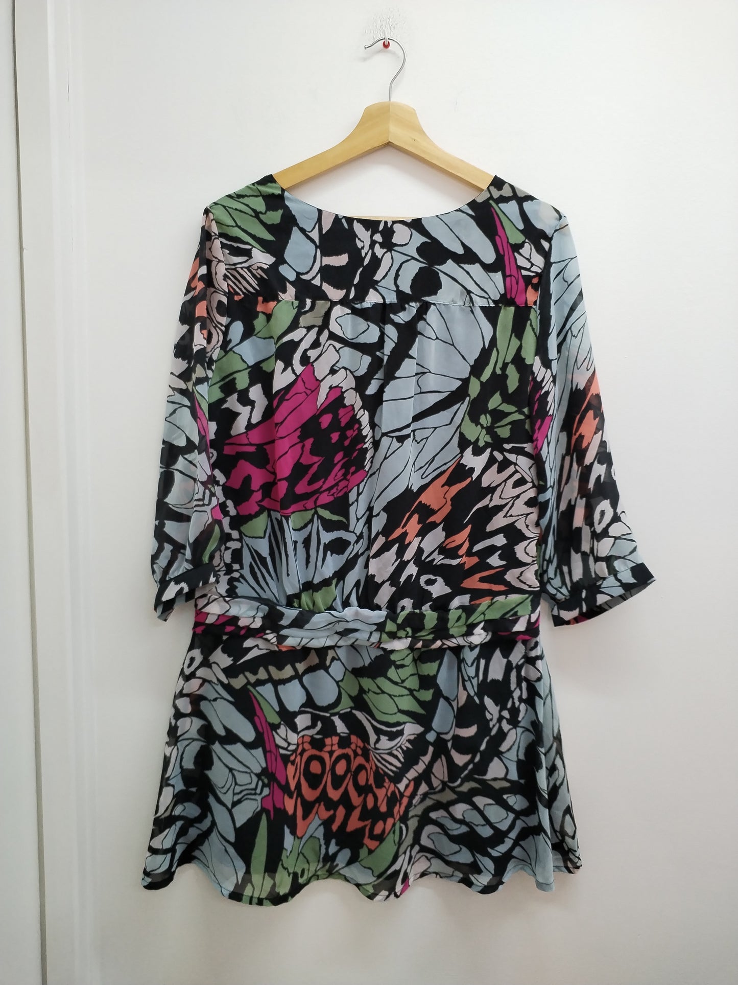 Robe manches 3/4 Captain Tortue noire imprimée Taille 38