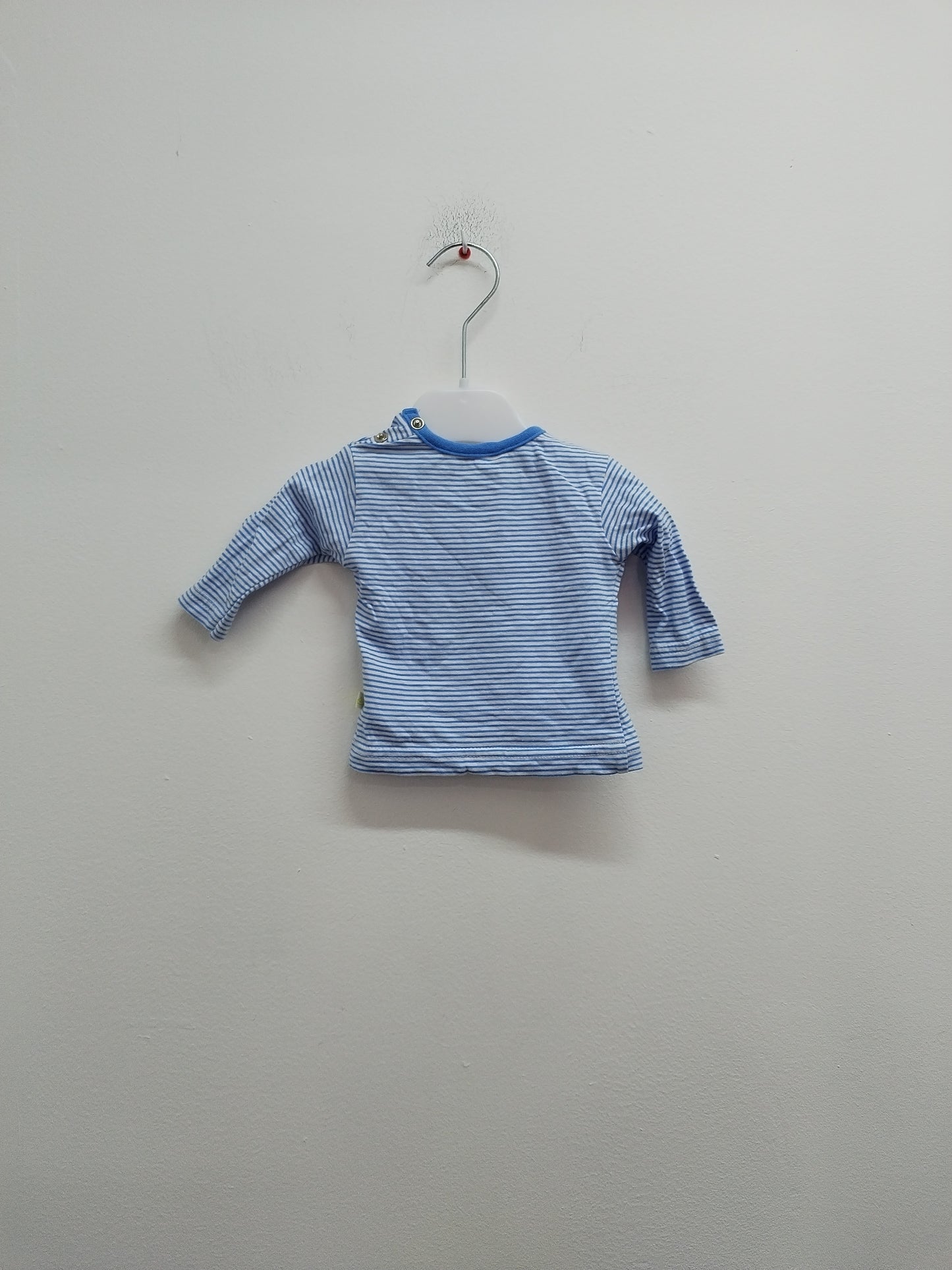 T-shirt manches longues bleu rayé blanc Taille Naissance